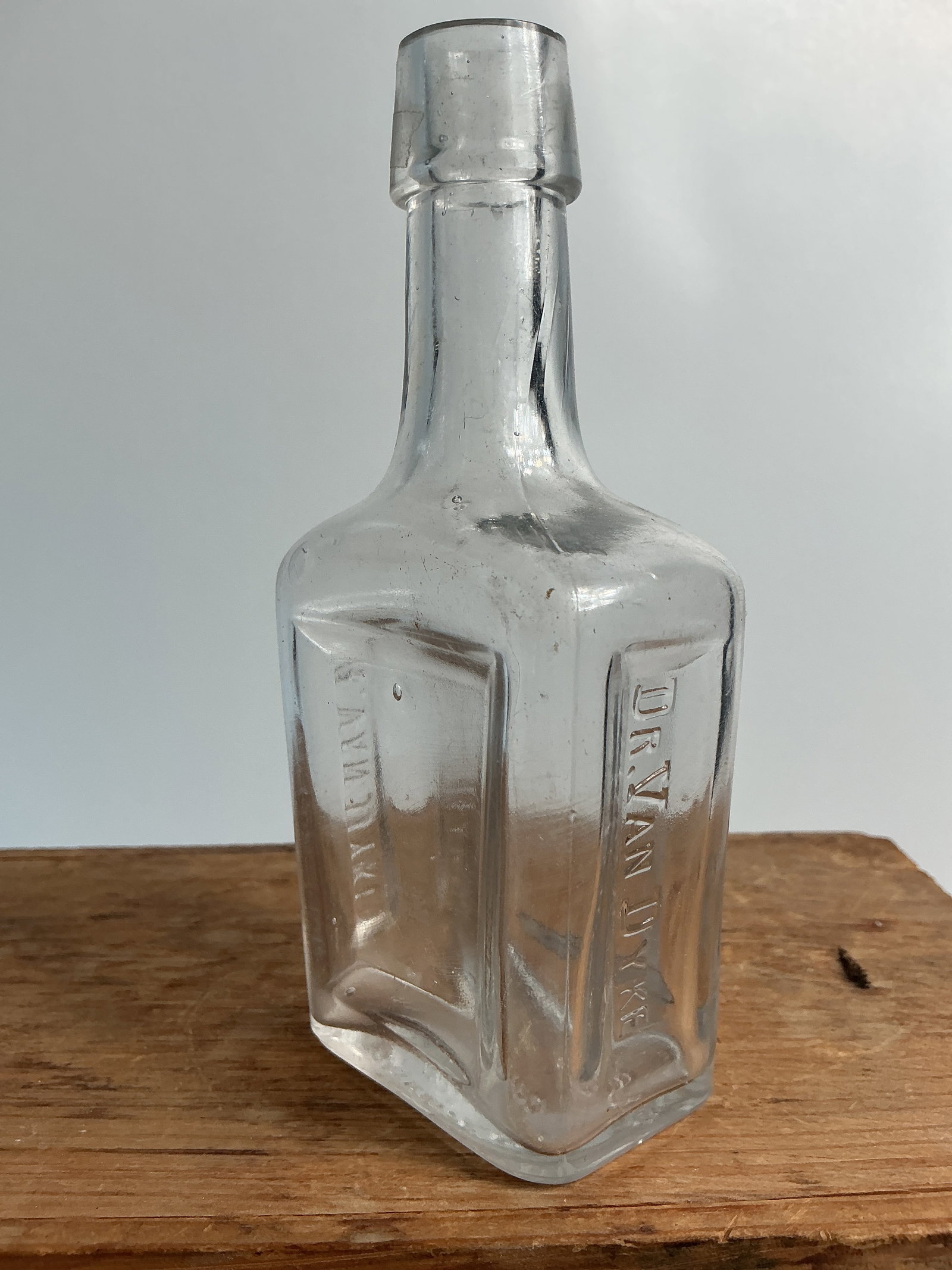 Sample Bottle - Dr. Van Dyke, Clear, 5 1/4" Tall (1 of 4)
