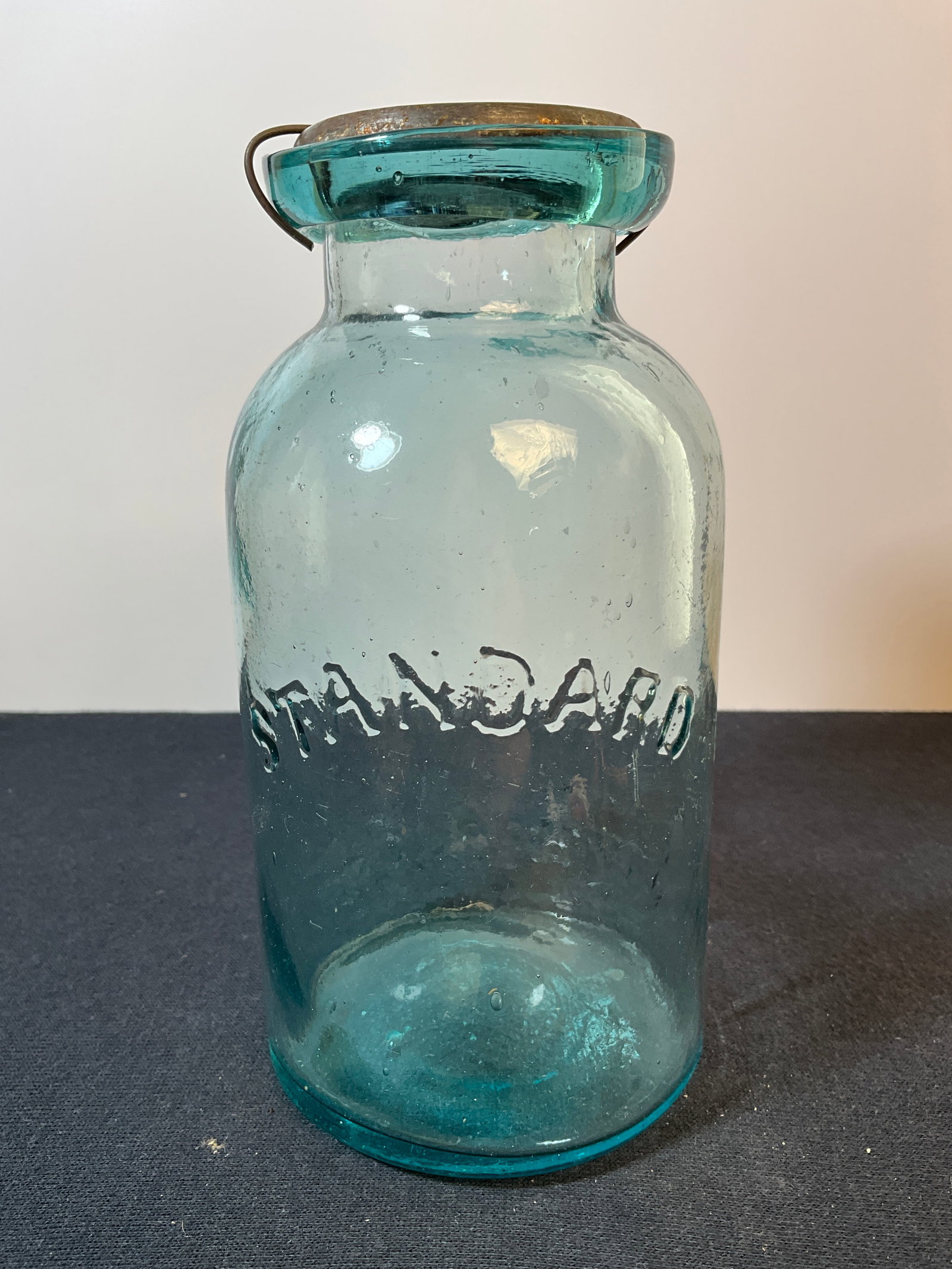 Blueish Aqua "Standard" Wax Sealer - Quart - W.Mc. C. & Co. (1 of 7)