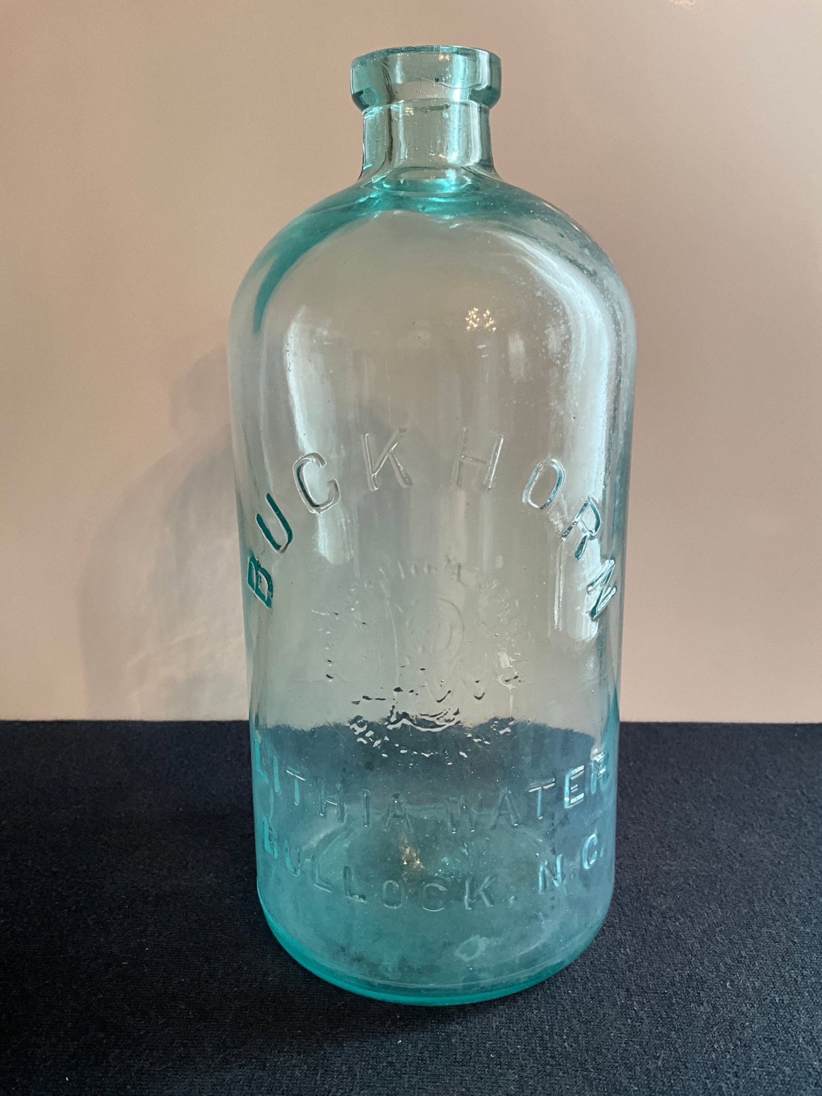 Buckhorn Lithia Water - Bullock N.C. North Carolina with Monogrammed Logo in Center (1 of 5)
