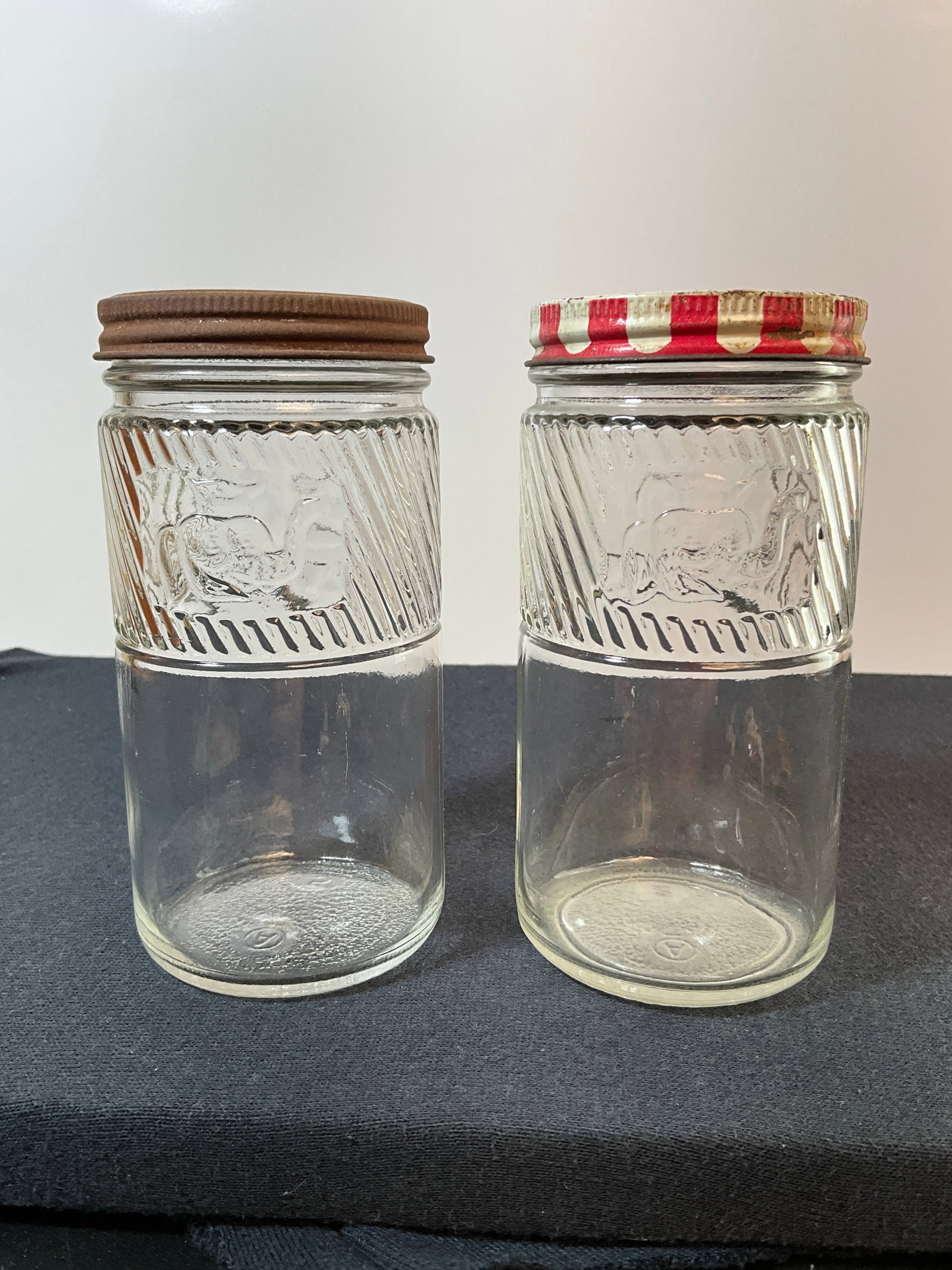 Two Jumbo Peanut butter Jars - Tall Skinny Versions (1 of 8)