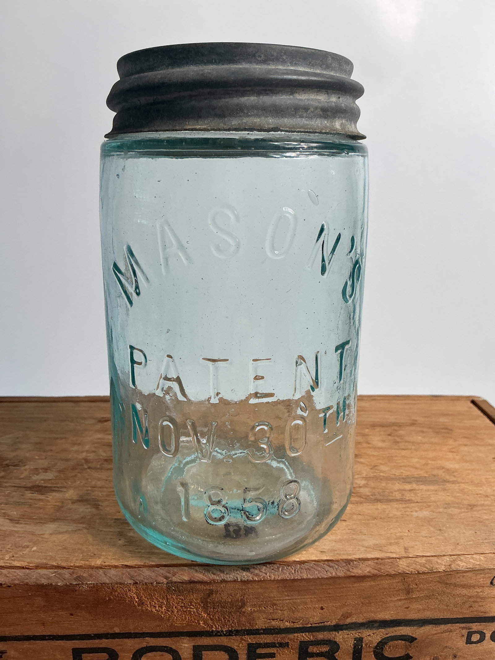 Mason's Patent Nov. 30TH 1858 - Aqua Pint (1 of 4)