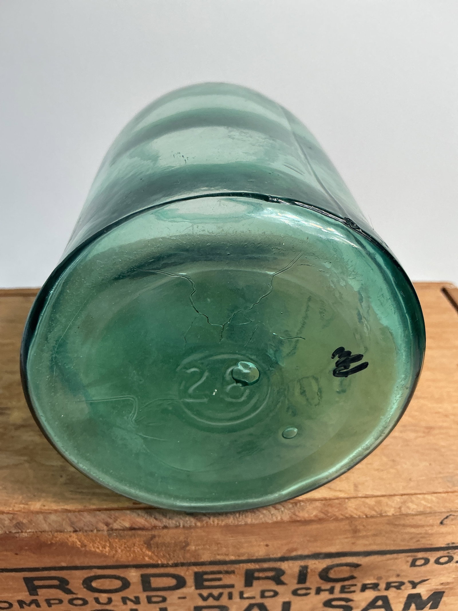 Swayzee’s Improved Mason, Aqua, Quart - 4