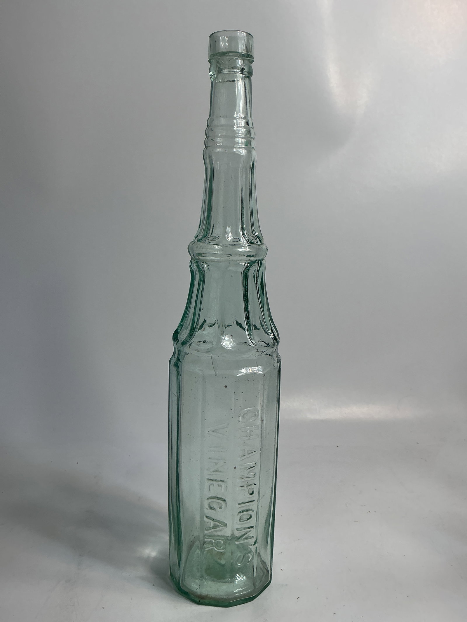 Champion's Vinegar, 14 1/2" Tall Ornate Bottle (1 of 6)