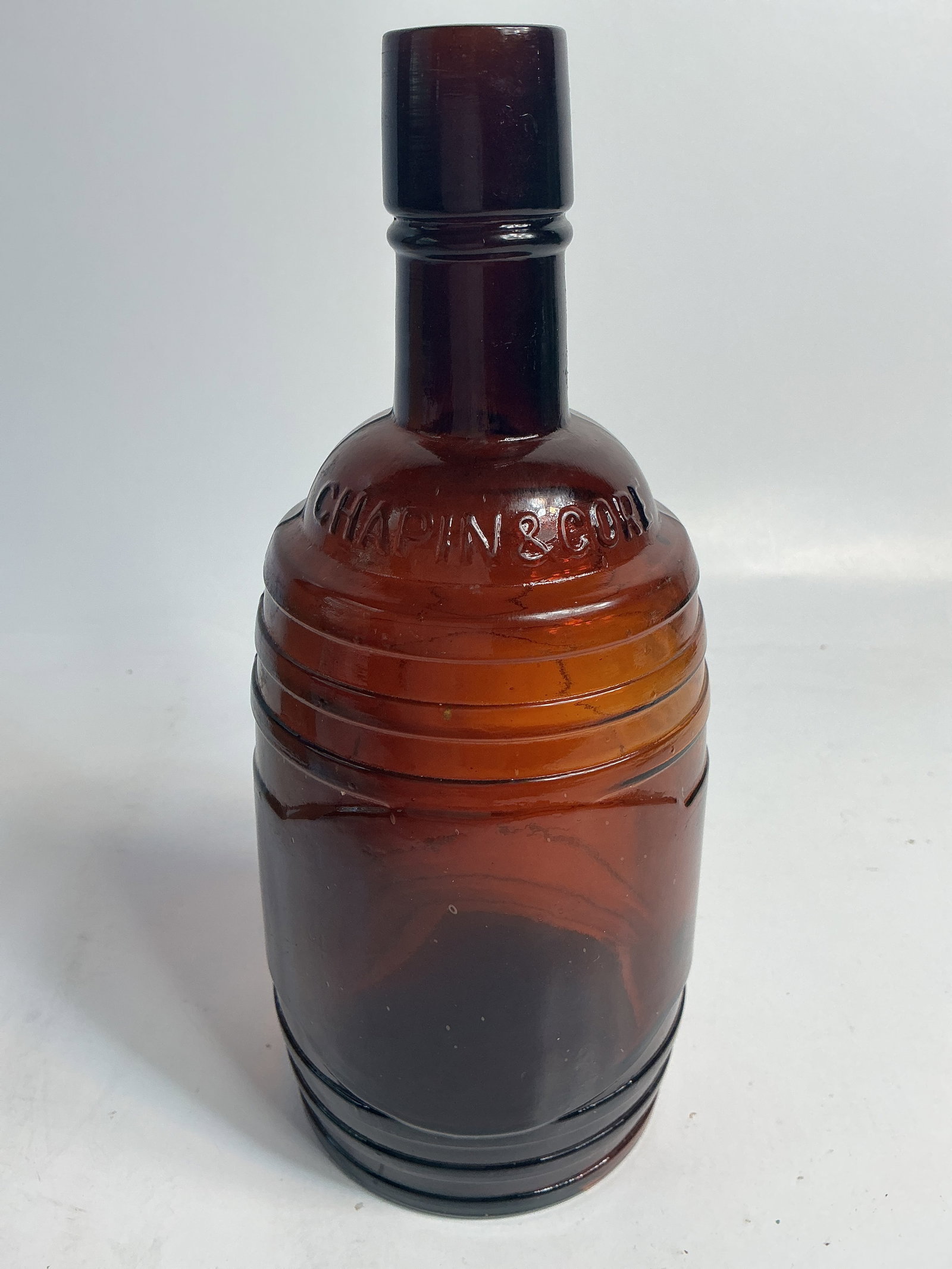 Chapin & Gore Amber Barrel Shaped Whiskey (1 of 5)