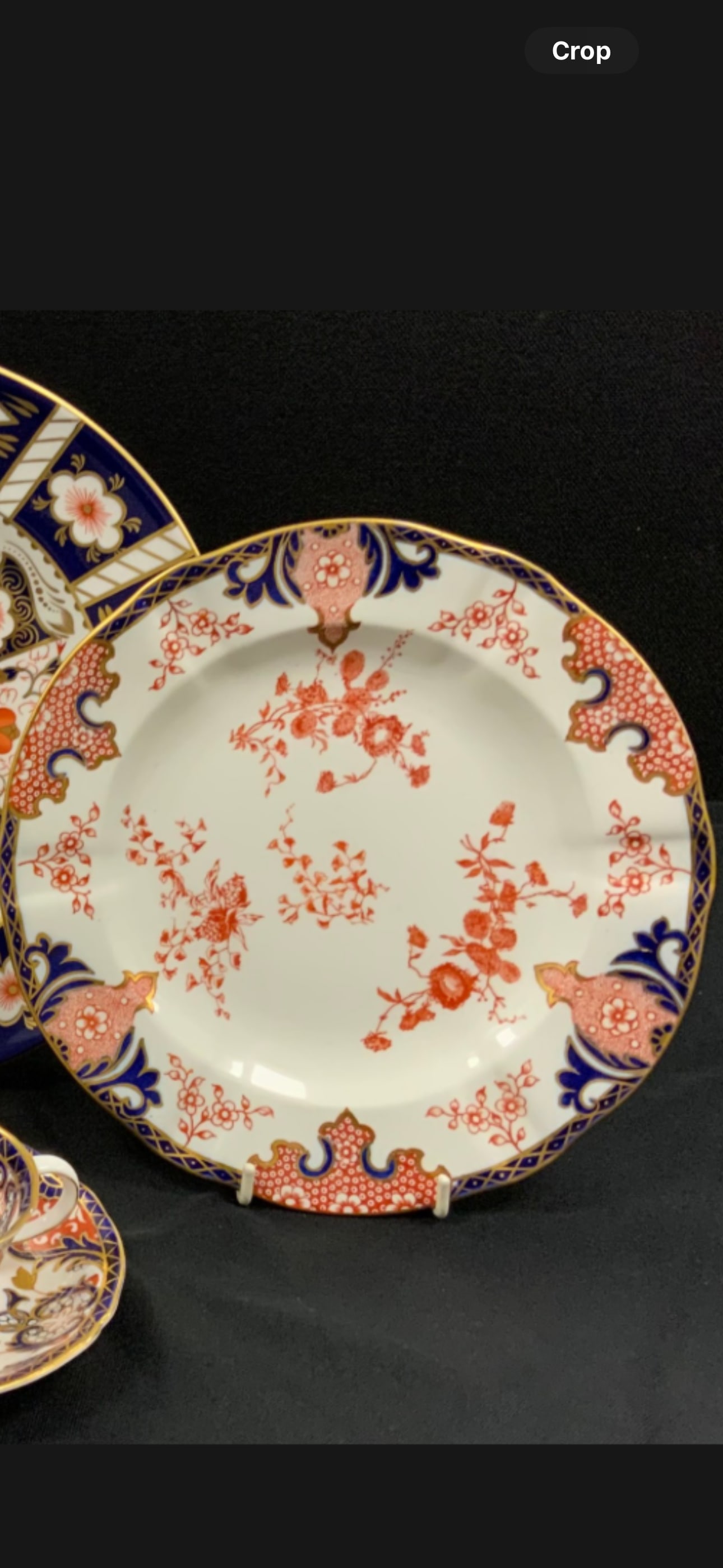 Royal Crown Derby ‘Witches’ pattern shallow bowl/dish plate, 27cm dia., first quality (1 of 5)