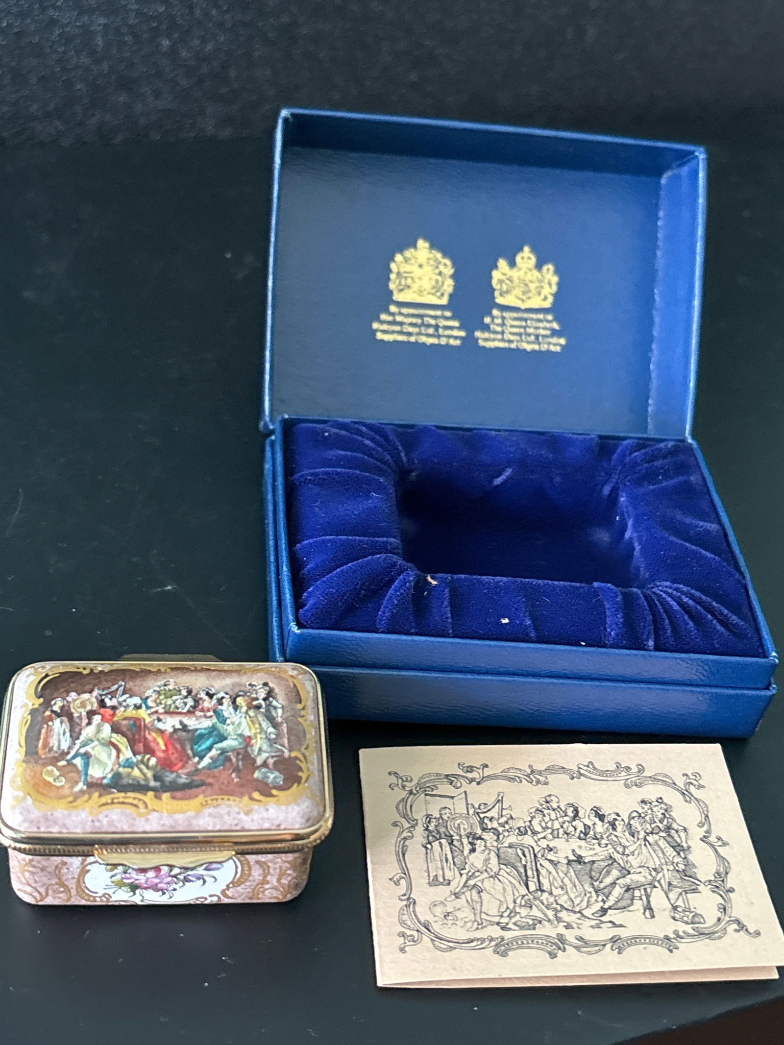 Limited edition Halcyon Days Enameled trinket Hogarth’s A Rake’s Progress (1 of 6)