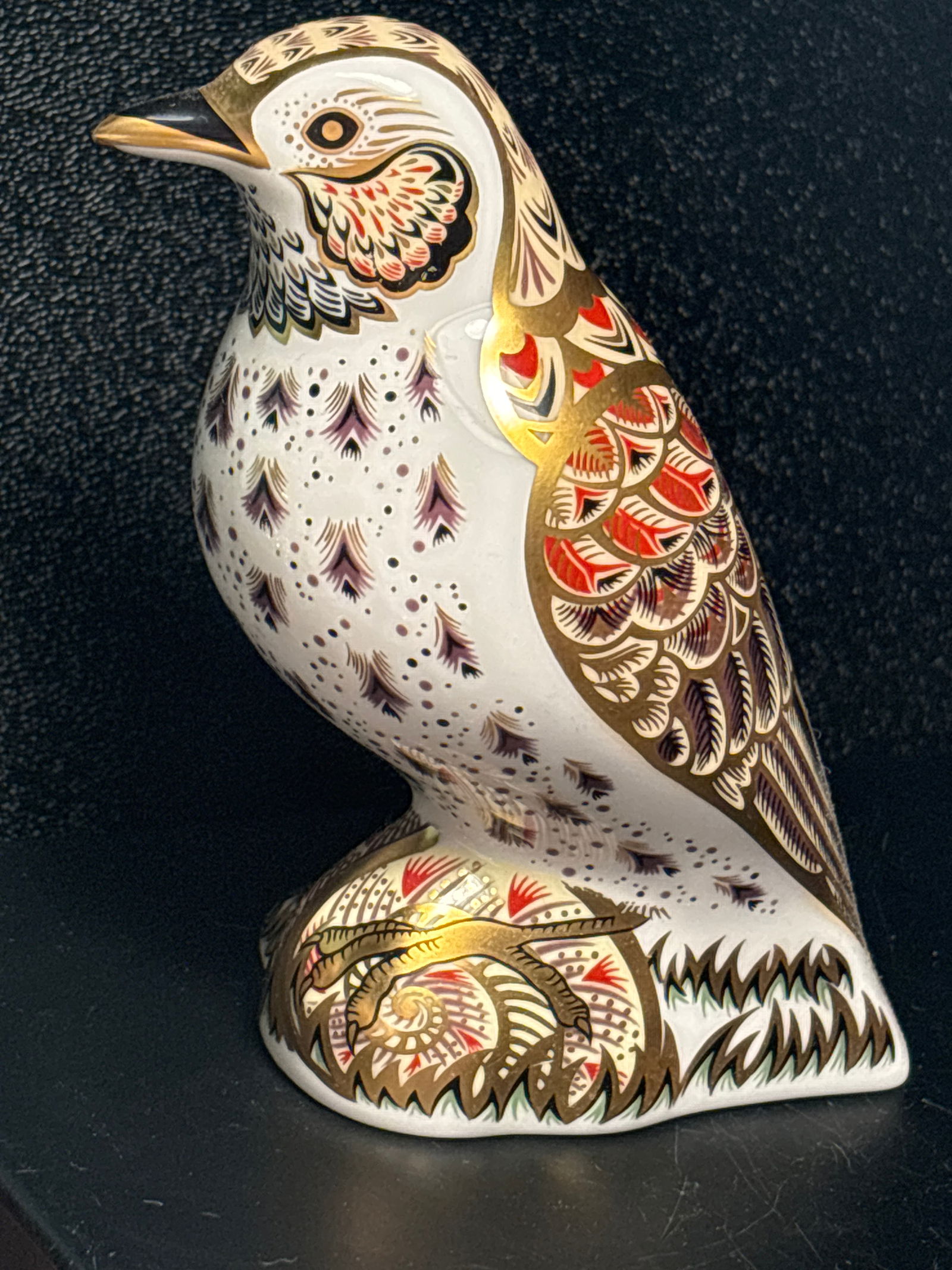 2003 Song Thrush Royal Crown Derby English china 5 inch paperweight (1 of 6)