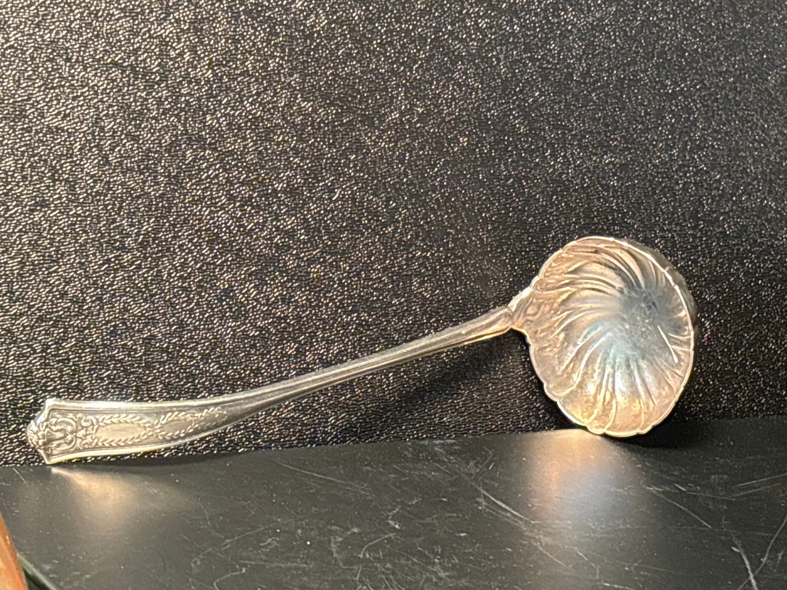 Antique Tiffany & Co Sterling silver 6&3/4” serving spoon/ladle; 63 grams (1 of 7)