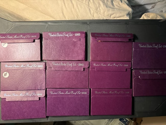 Lot of eleven (11) United States Mint Proof sets (1 of 4)
