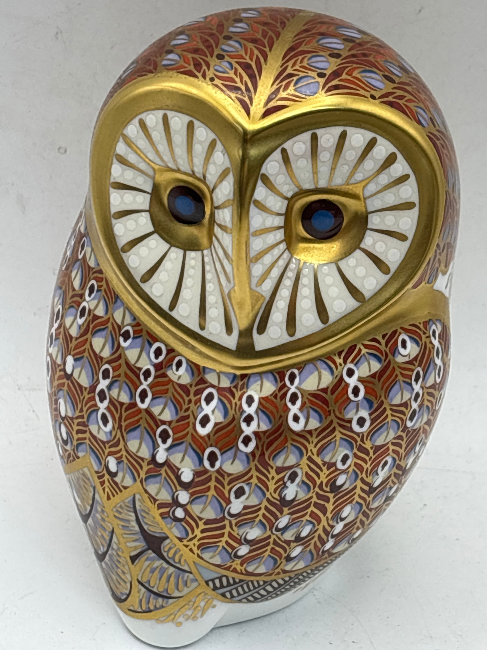 Nice Barn Owl form  Royal Crown Derby England 5 inch paperweight (1 of 7)