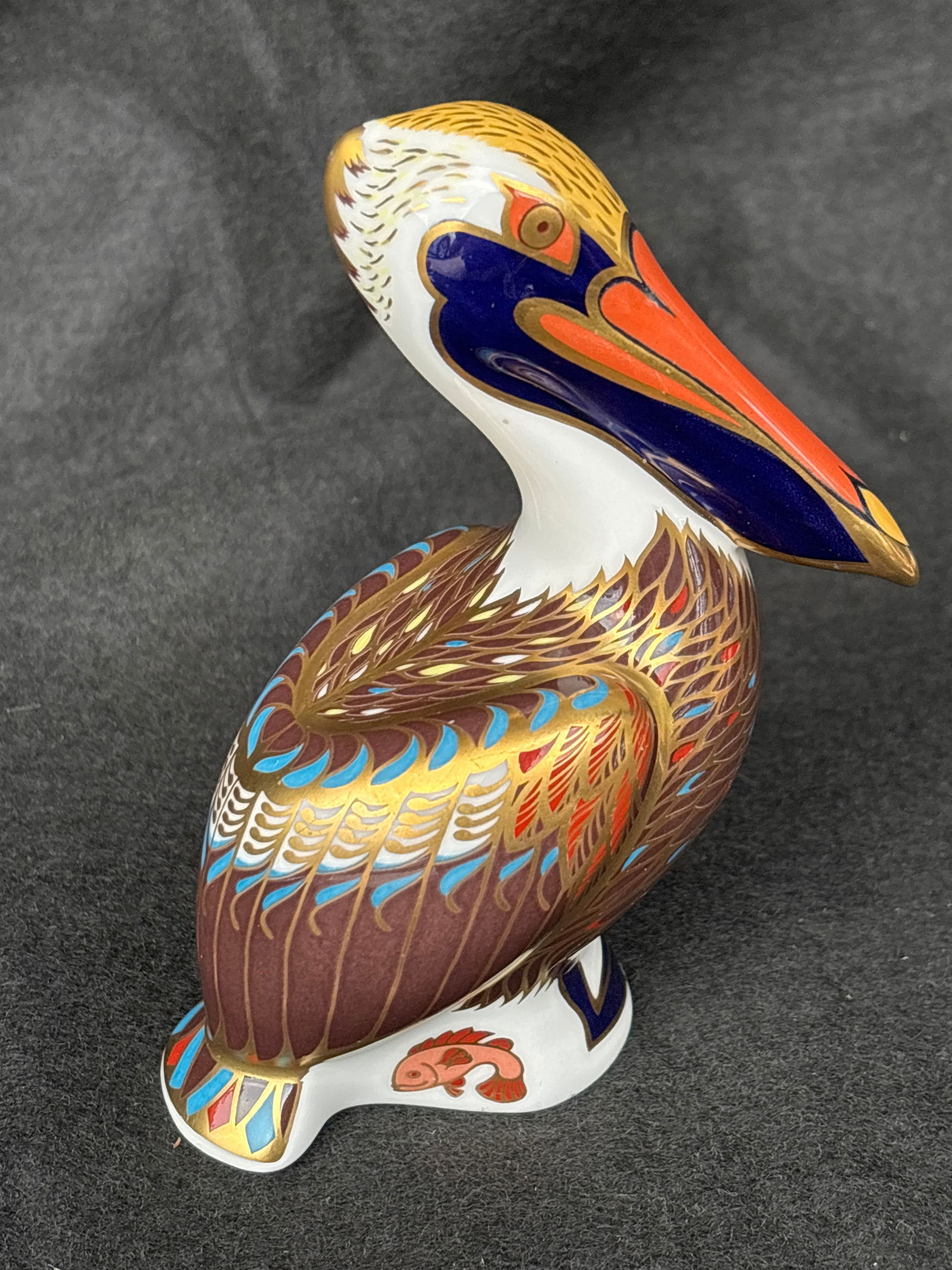 Brown Pelican Royal Crown Derby 5 inch  paperweight (1 of 6)