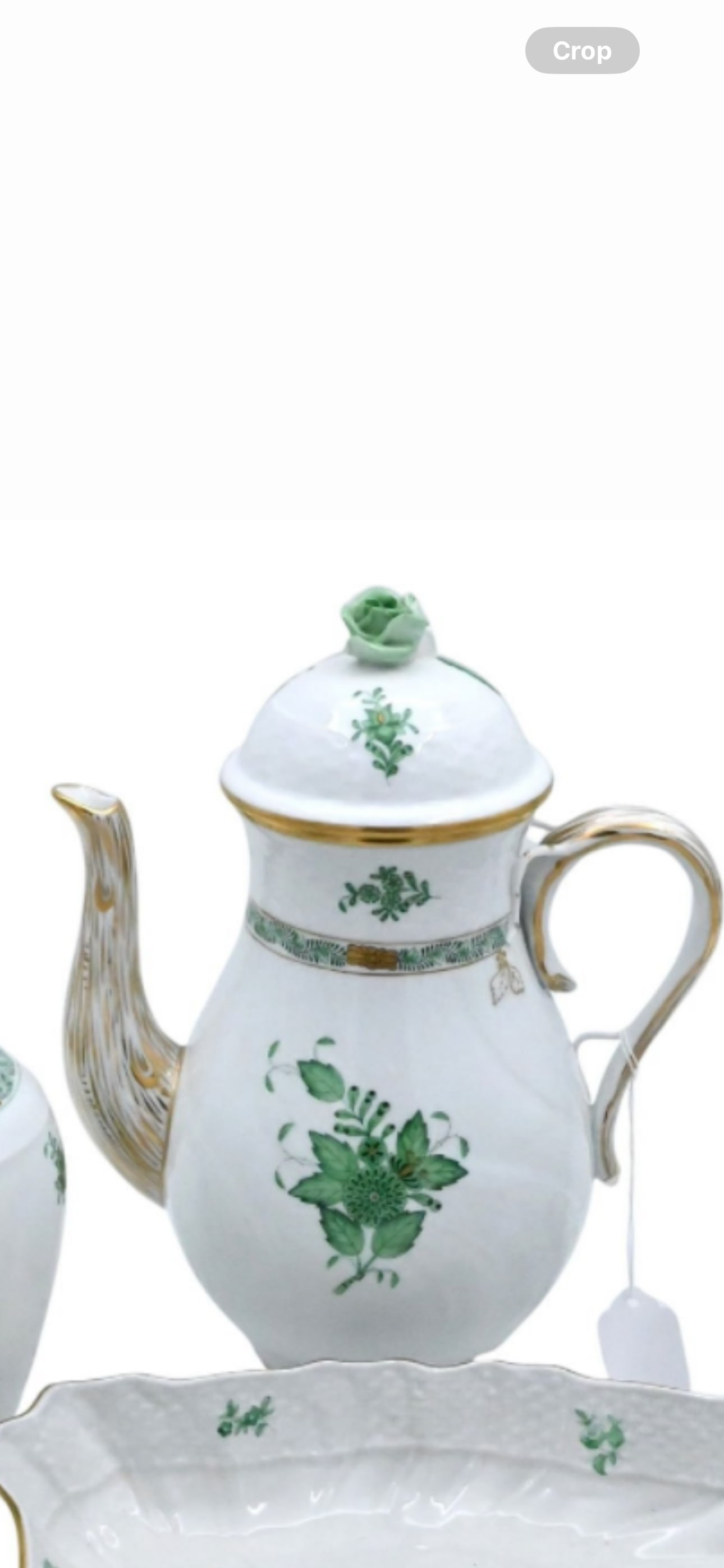 Herend coffee pot and cream (1 of 1)