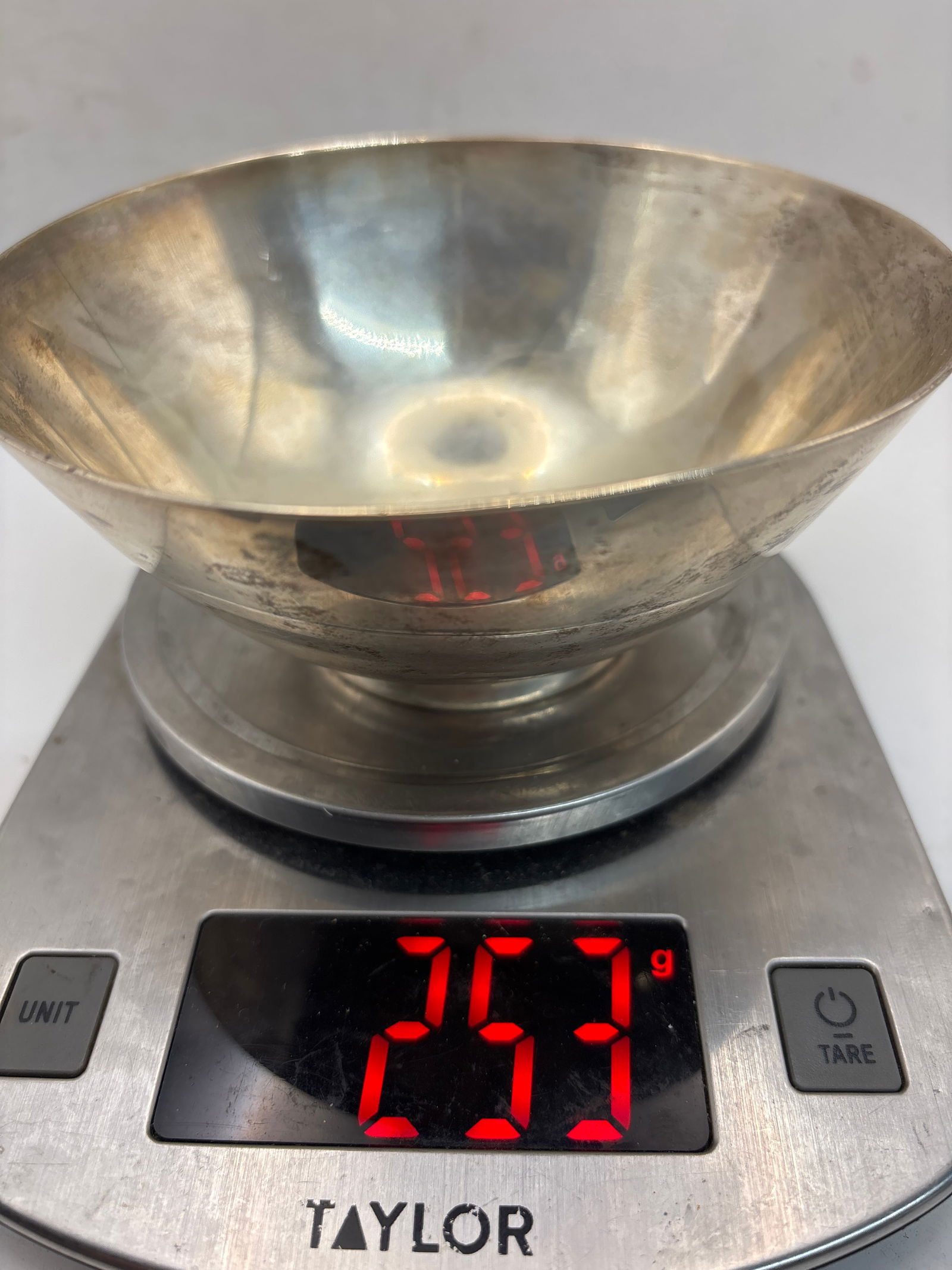 antique Tiffany & Co. sterling silver simple design bowl; 252 grams (1 of 7)