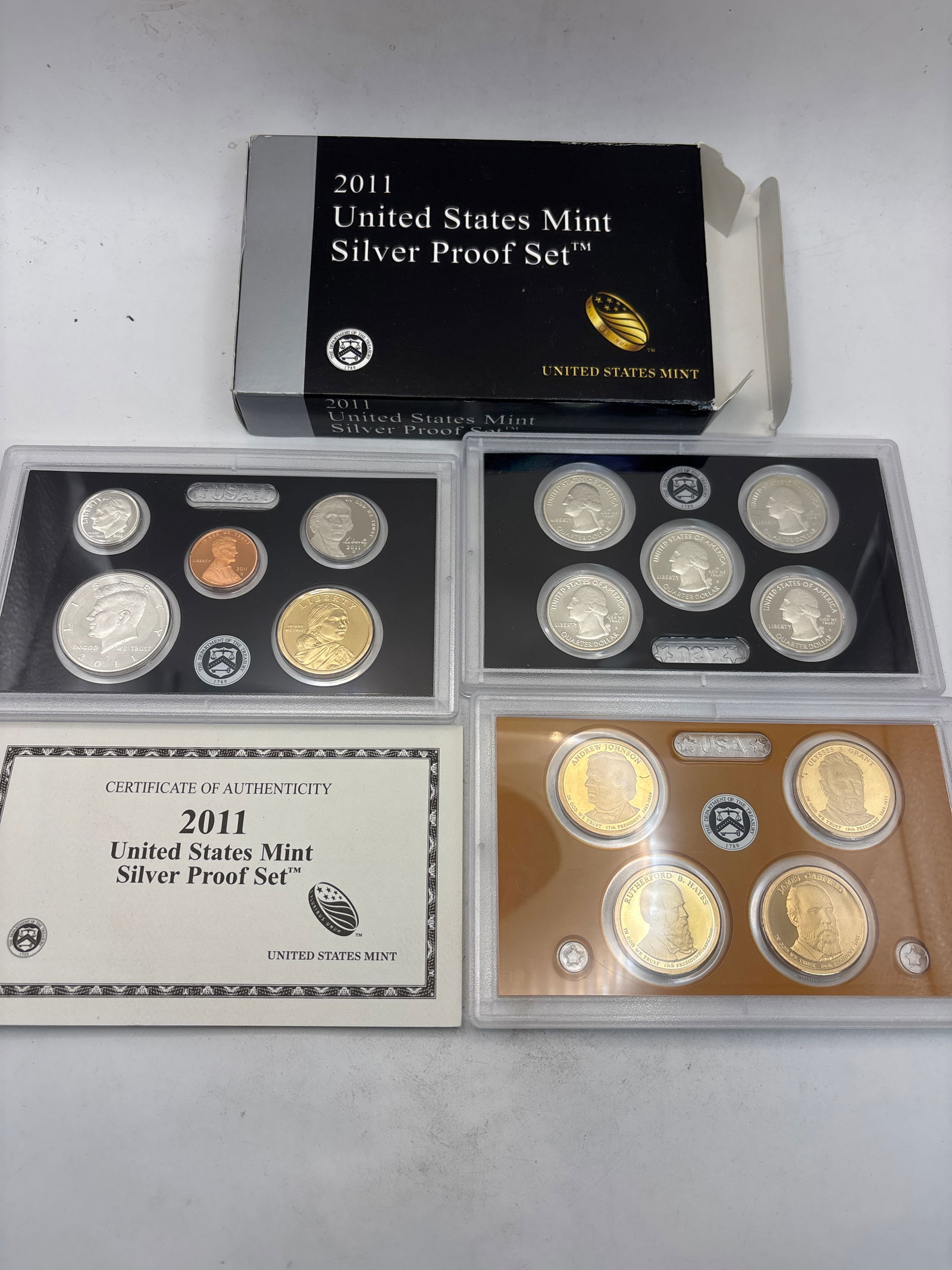 2012 US Mint silver proof 14 coin uncirculated set (1 of 9)
