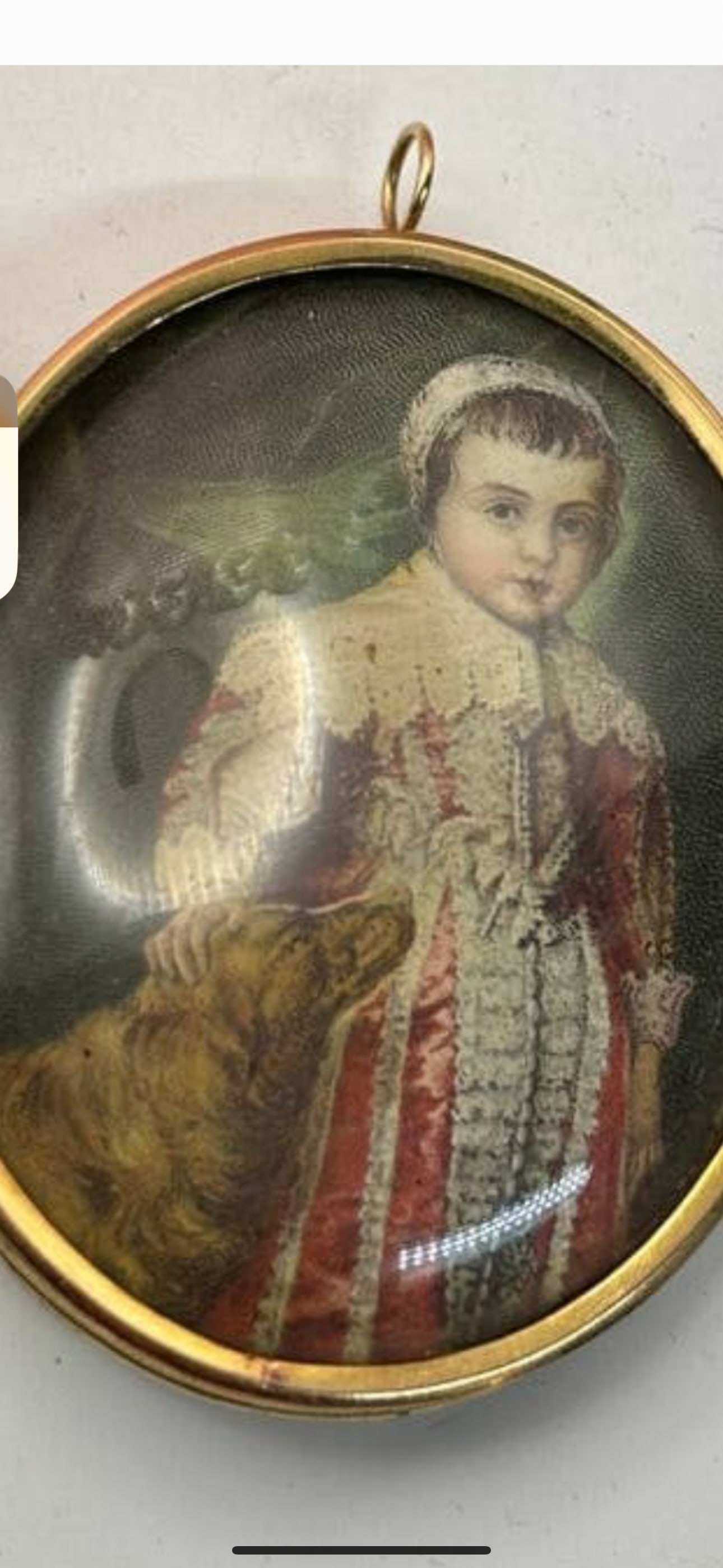 Antique 14 k gold framed large 2&1/4 inch pendant locket; 29 grams: Antique 14 k gold framed large 2&1/4 inch pendant locket. It is not marked 14 k but tests at 14 k gold. It is 29 grams total weight.