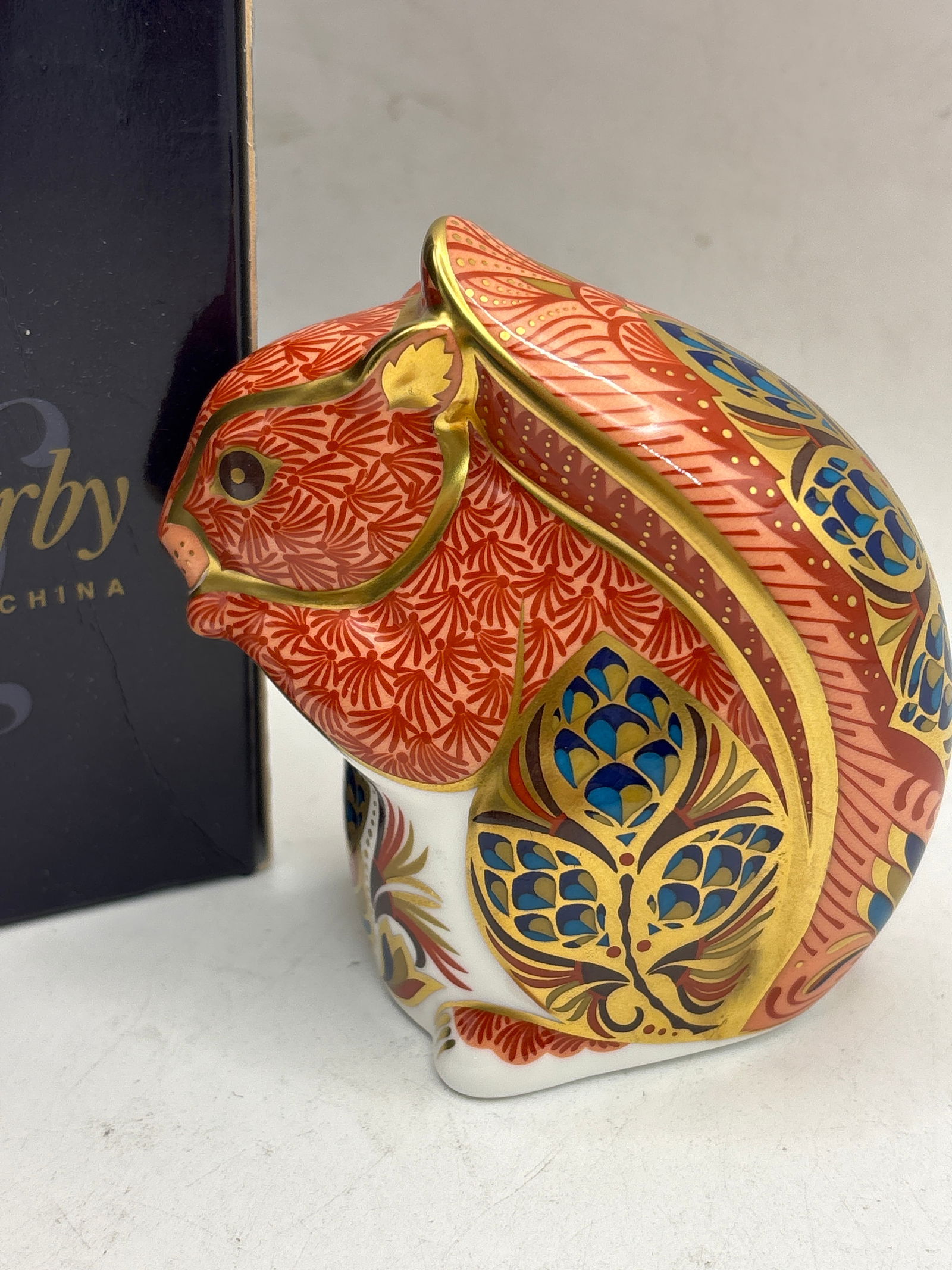 Red squirrel form Royal Crown Derby 3&3/4 inch paperweight (1 of 8)