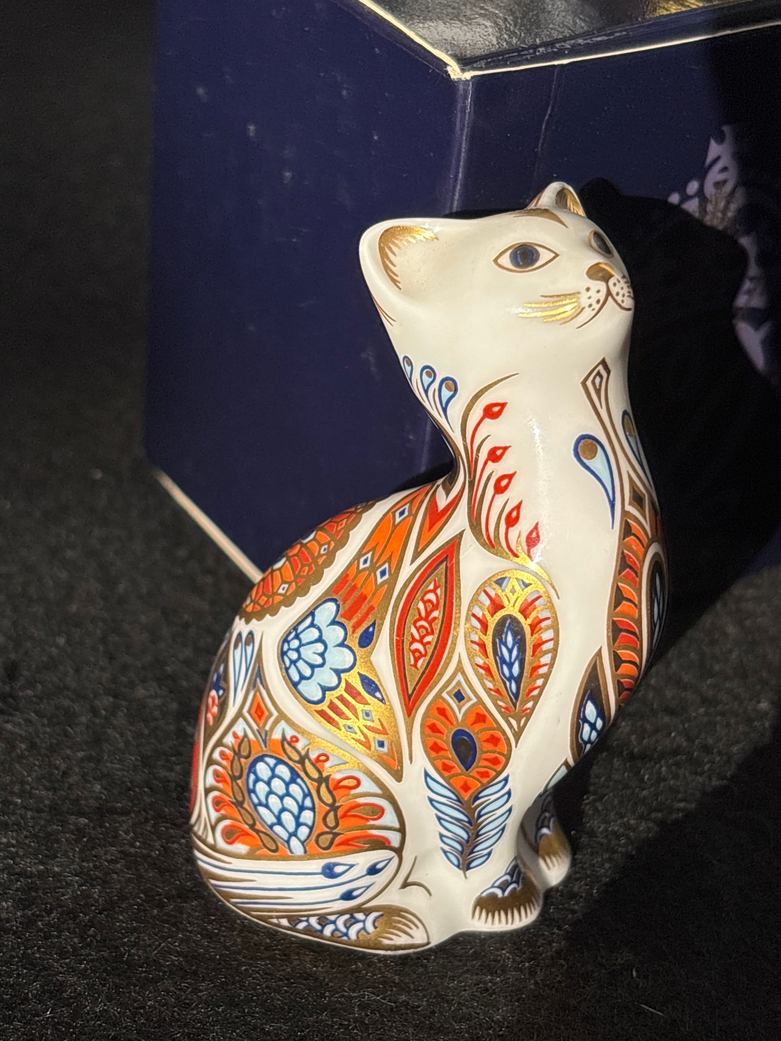 Imari Siamese kitten Royal Crown Derby 3&12 inch paperweight (1 of 7)