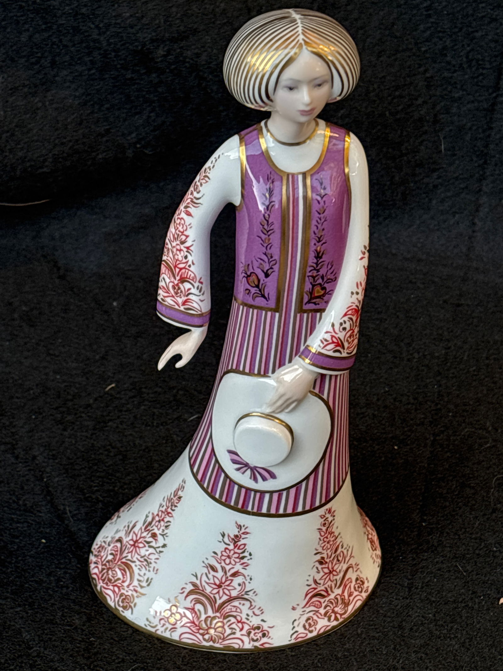 Artist signed Royal Crown Derby 'Dione' figurine from The Classic Collection 8&1/2 inches (1 of 9)