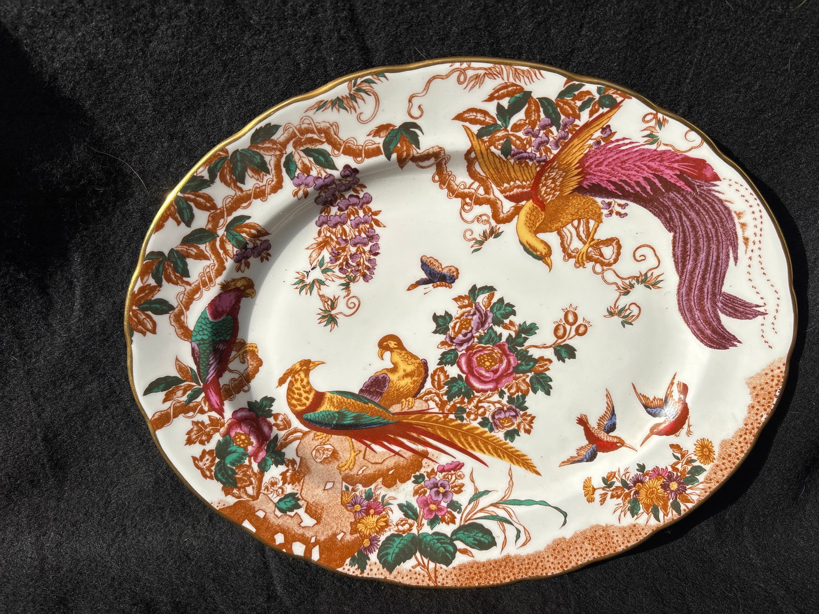 ‘Olde Avesbury’ A73 Royal Crown Derby 13 inch platter (1 of 7)