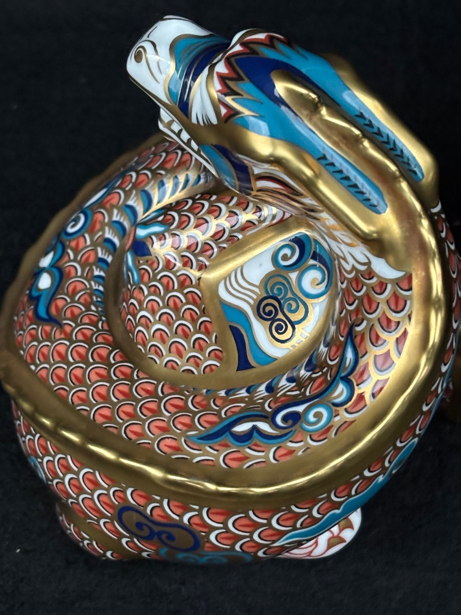 Limited edition Royal Crown Derby ‘Dragon of Happiness’ 4 inch paperweight (1 of 2)