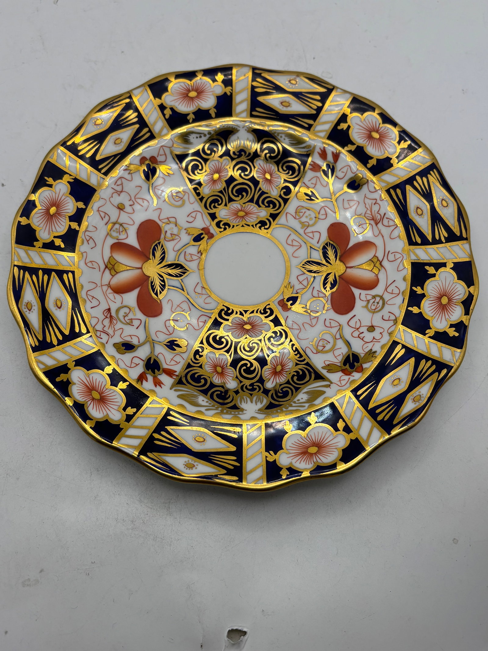 Set of twelve Imari Pattern # 2451 Royal Crown Derby 6&1/8 inch side plates (1 of 4)