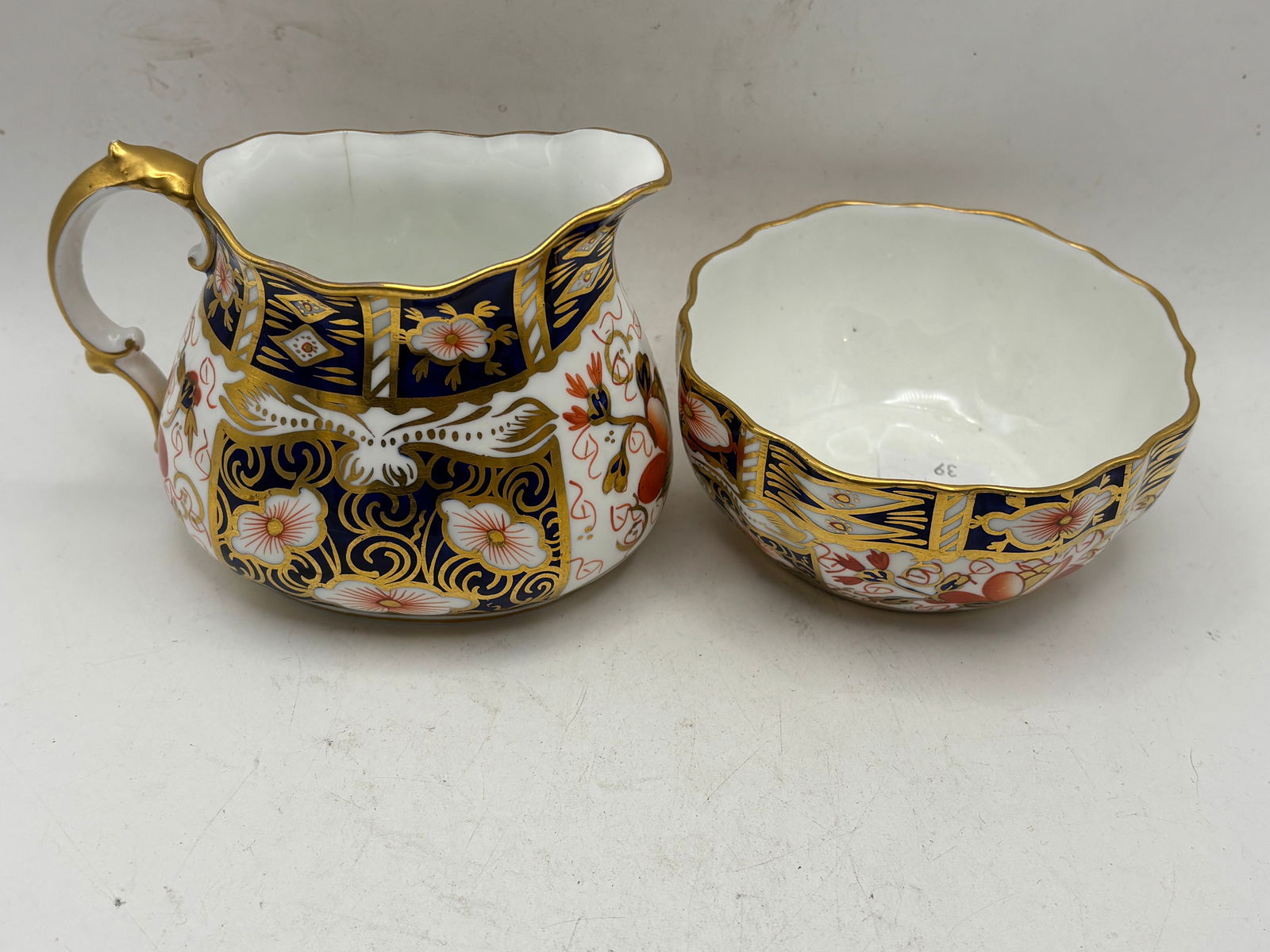 Sugar & creamer Imari Pattern # 2451 Royal Crown Derby (1 of 4)