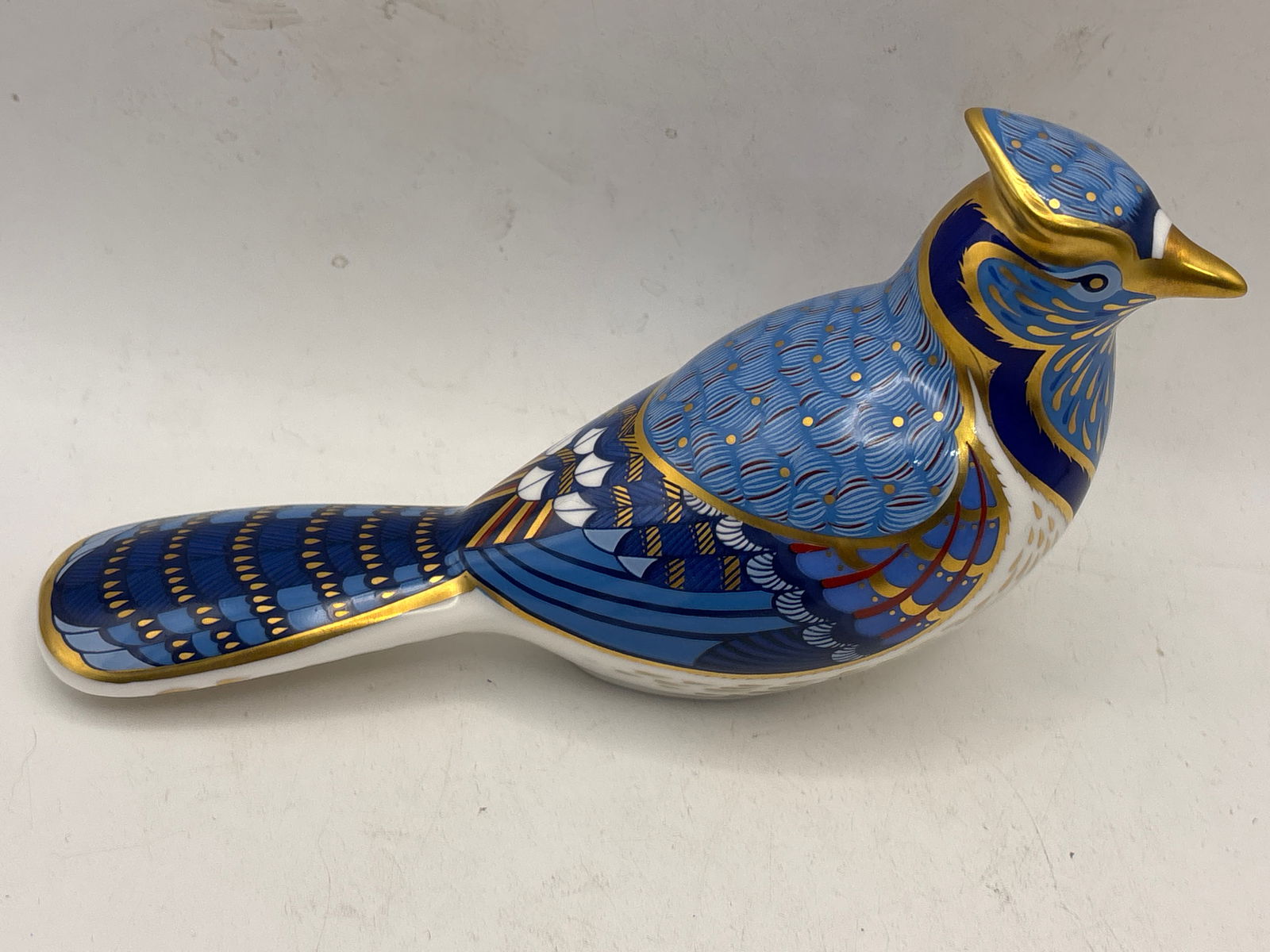 Blue Jay Royal Crown Derby 7!inch paperweight (1 of 7)