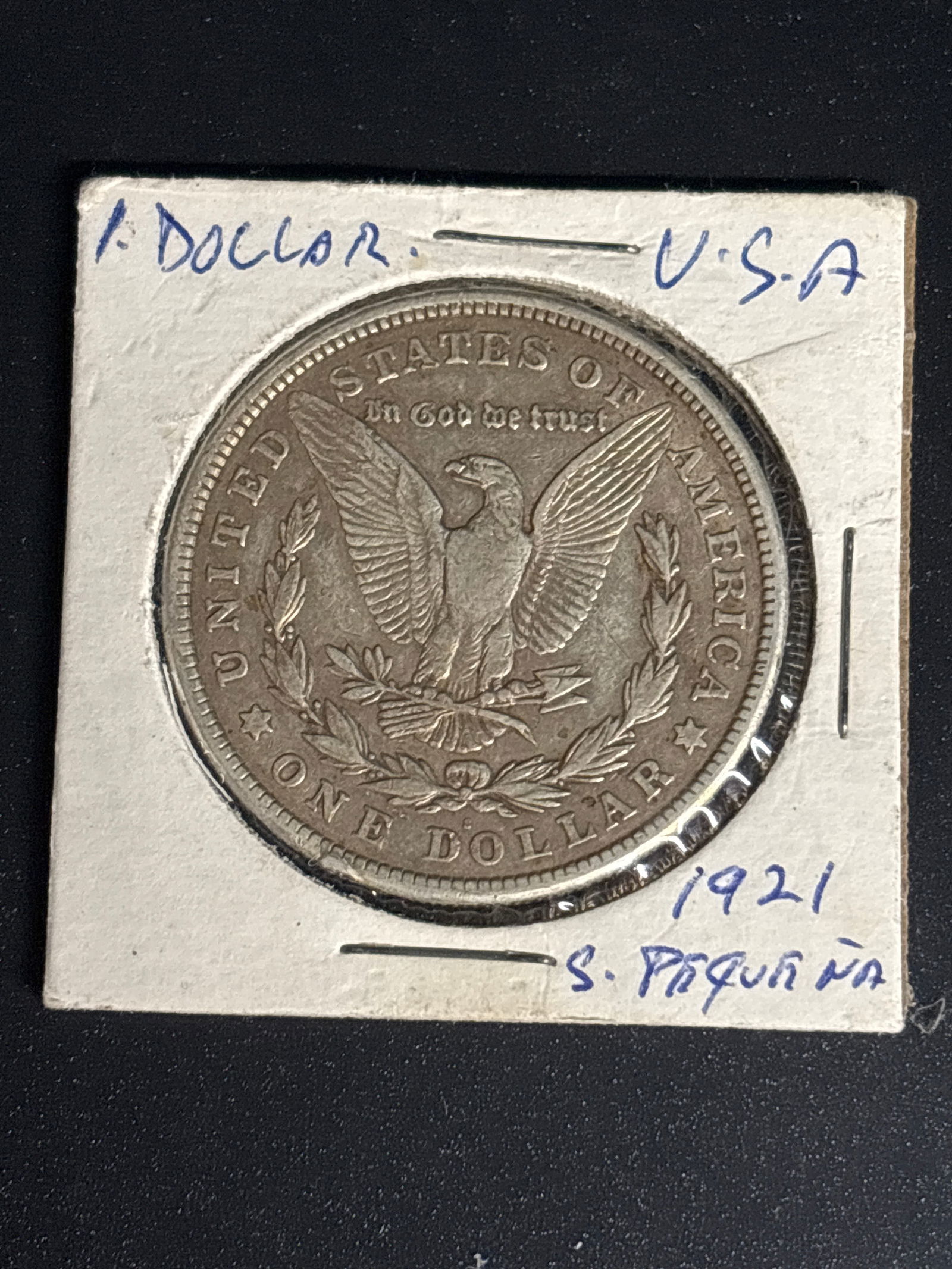 1921 original Morgan United States Silver Dollar: 1921 Morgan Silver Dollar.Composition: It is struck from 90% silver and 10% copper. Weight & Purity: Contains approximately 0.7734 troy ounces of pure silver. Historical Context: 1921 was the final ye