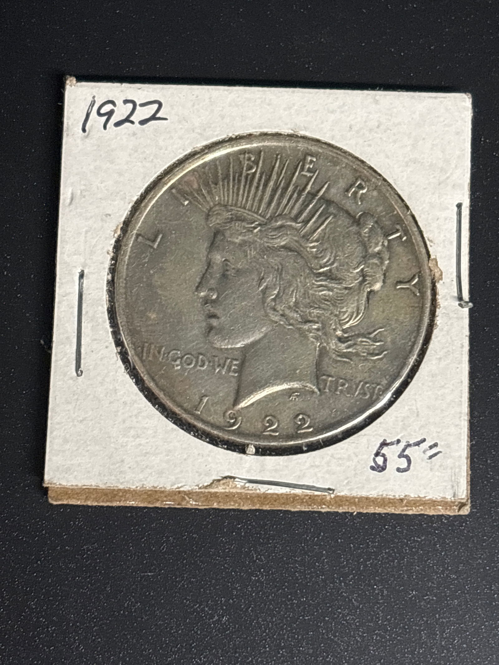 1922 original Peace United States Silver Dollar (1 of 5)