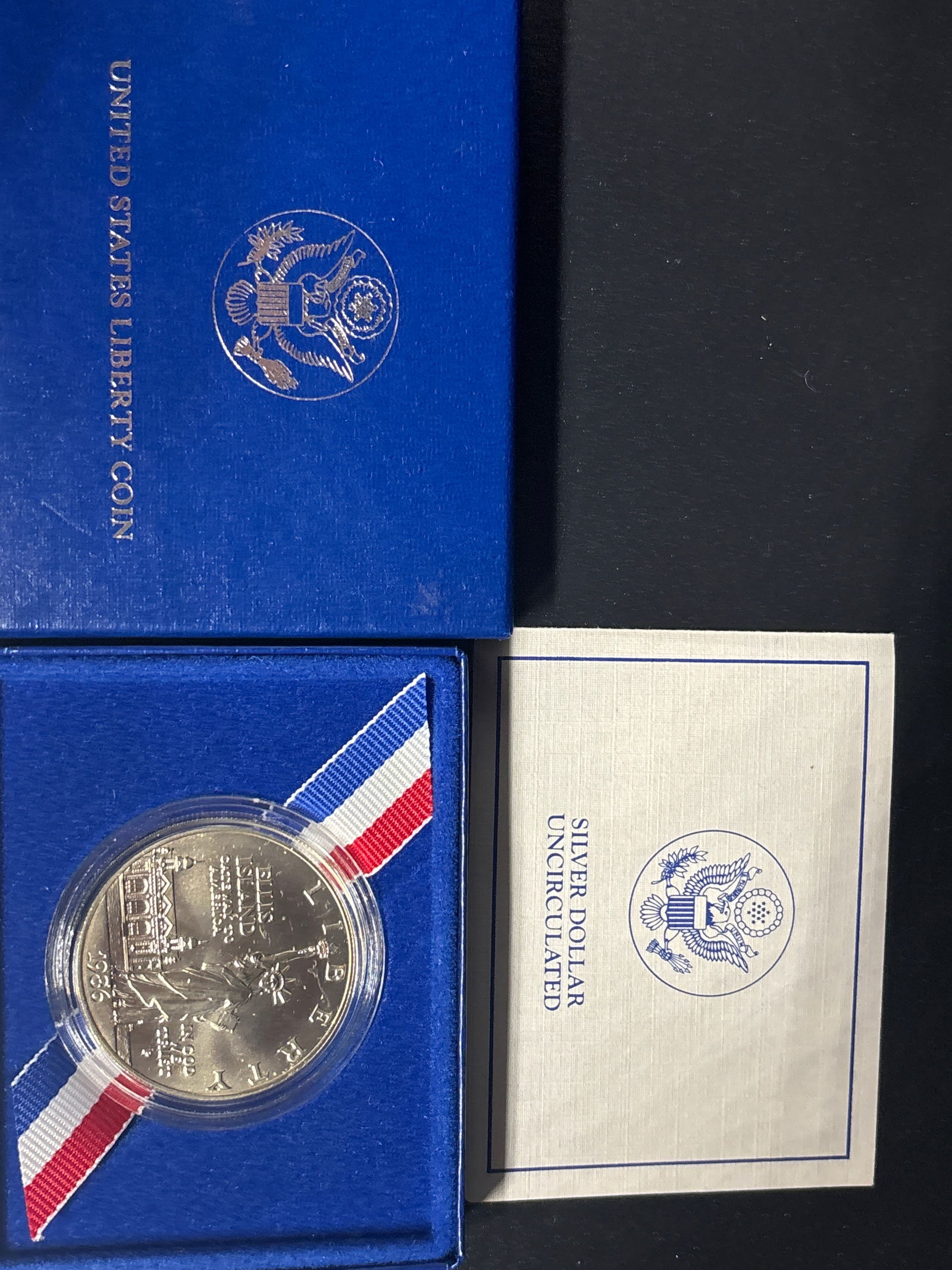 90% silver 1986 Statue of Liberty Commemorative Silver Dollar (1 of 5)