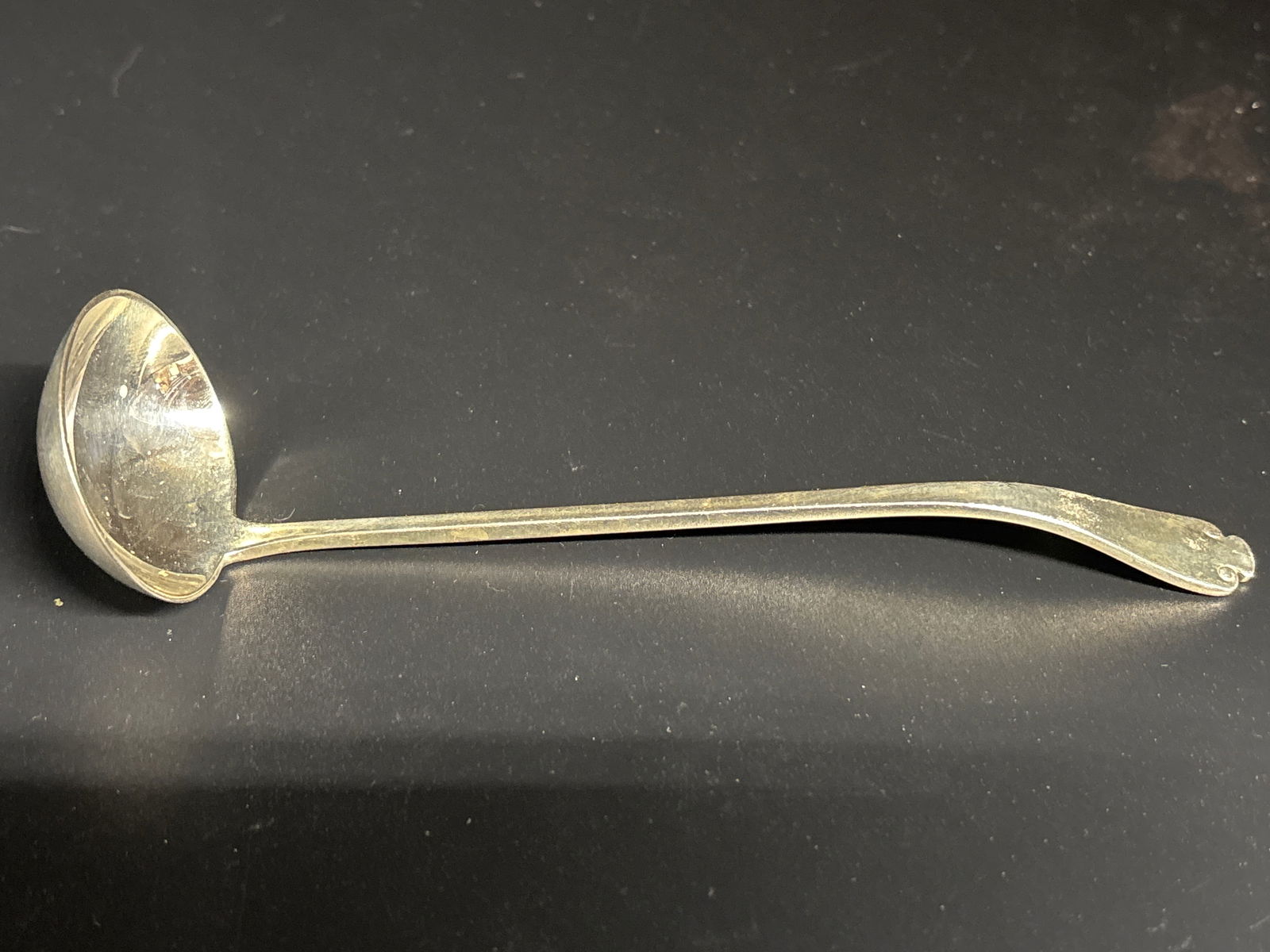 Antique Tiffany & Co. sterling silver 7 inch ladle ;50 grams (1 of 6)