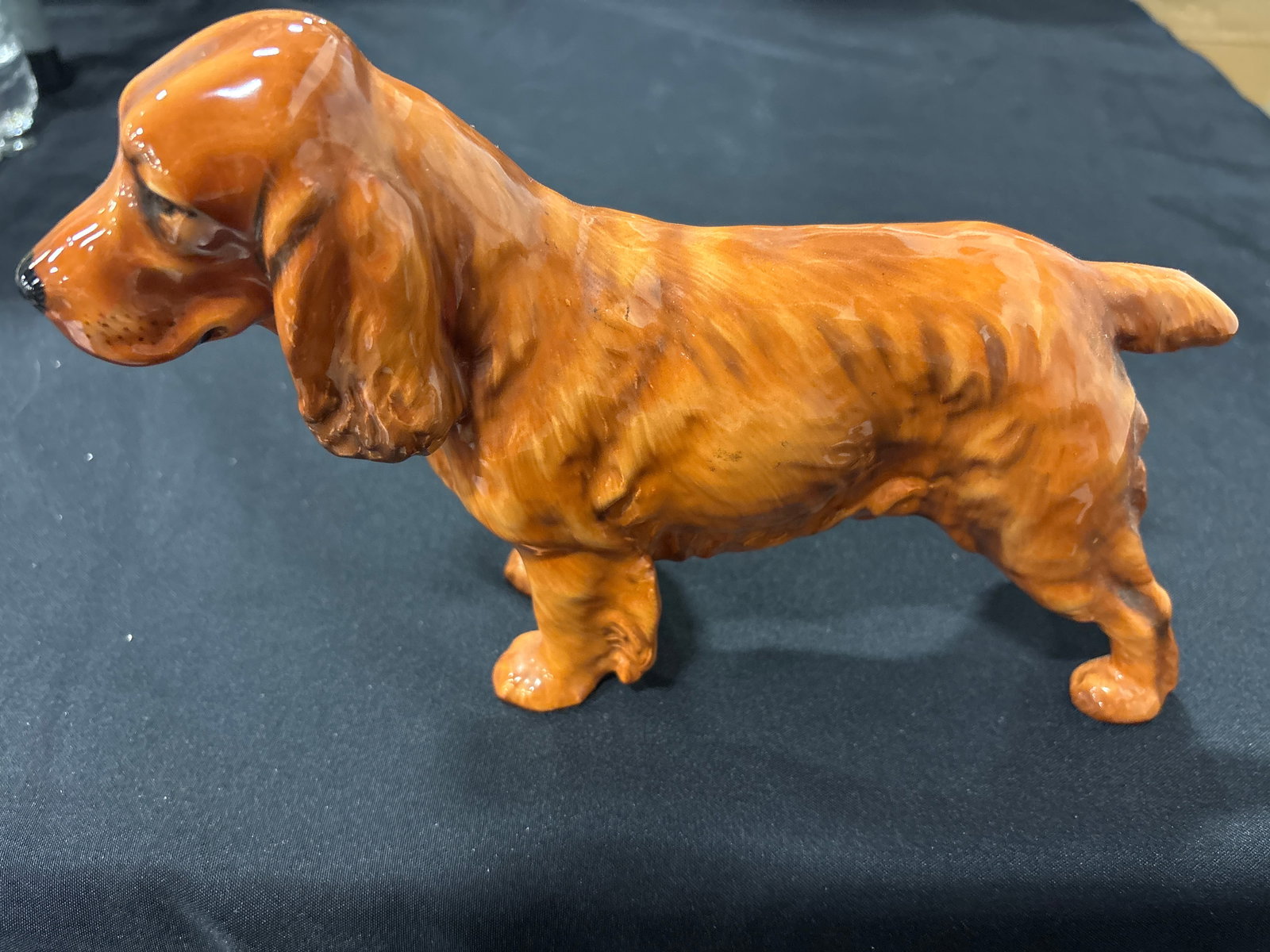 Vintage Royal Doulton Cocker Spaniel (HN1186) 9 inch long statue (1 of 9)