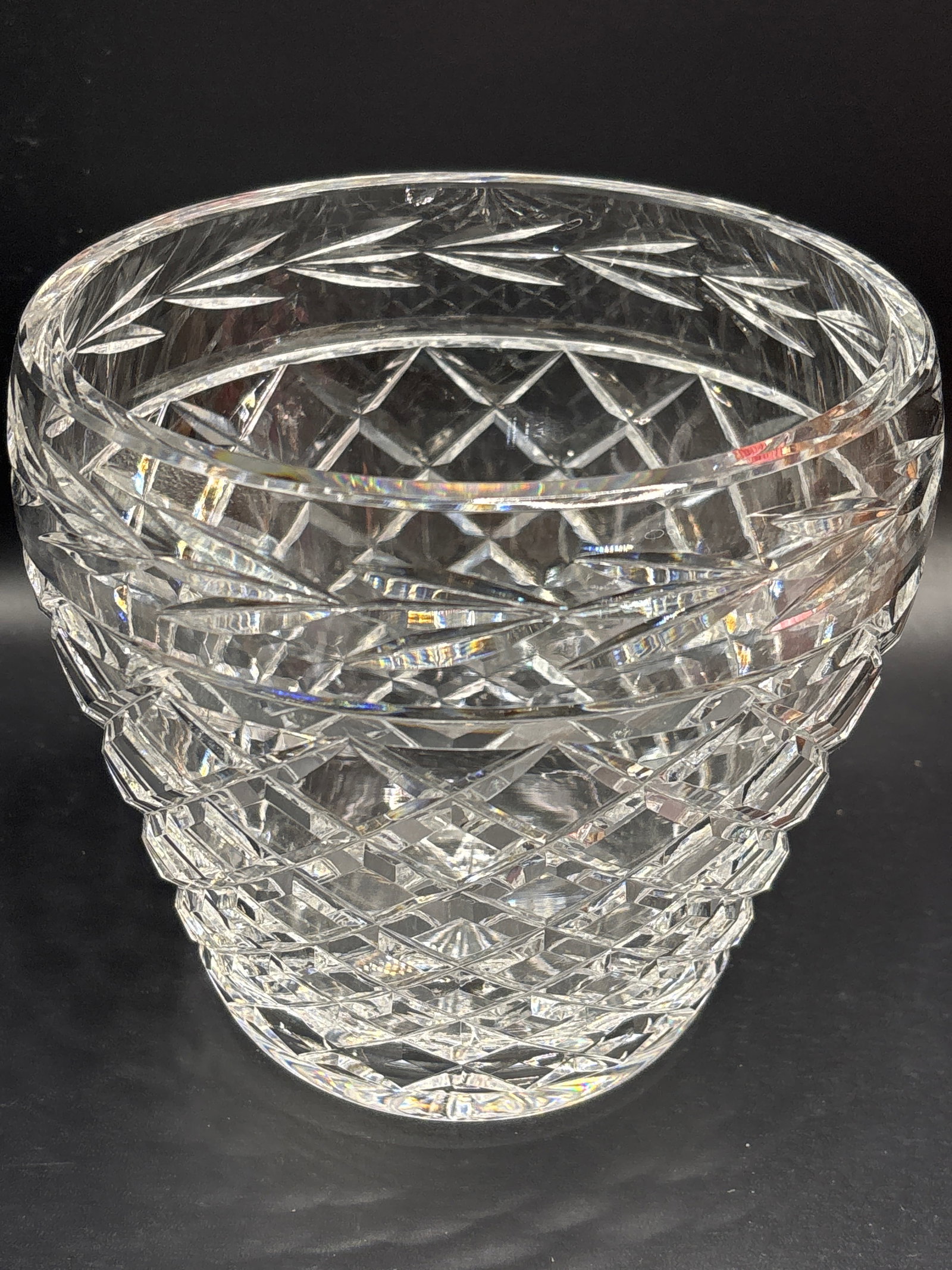 vintage Waterford Crystal ice bucket in the Glandore pattern (1 of 7)