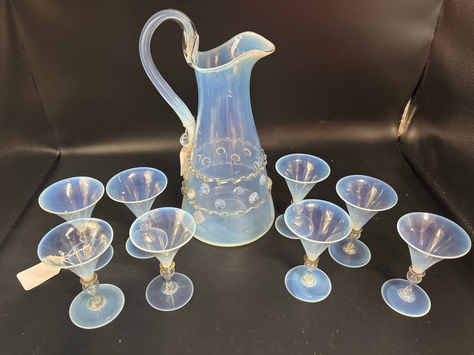 Set eight Nason Moretti Murano glass (1 of 2)