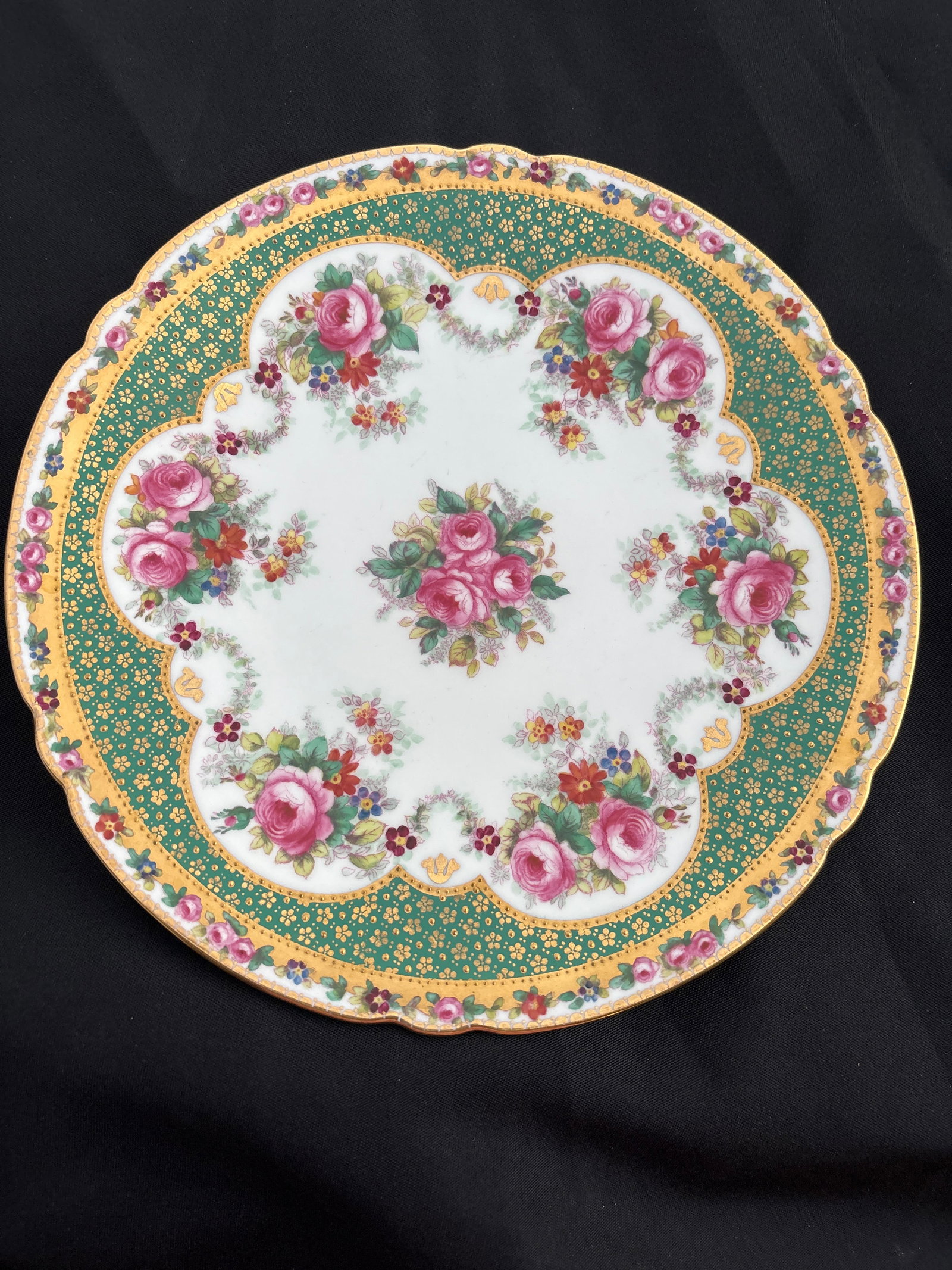 Collamore & Co. antique Copeland Spode porcelain 9 inch plate (1 of 6)