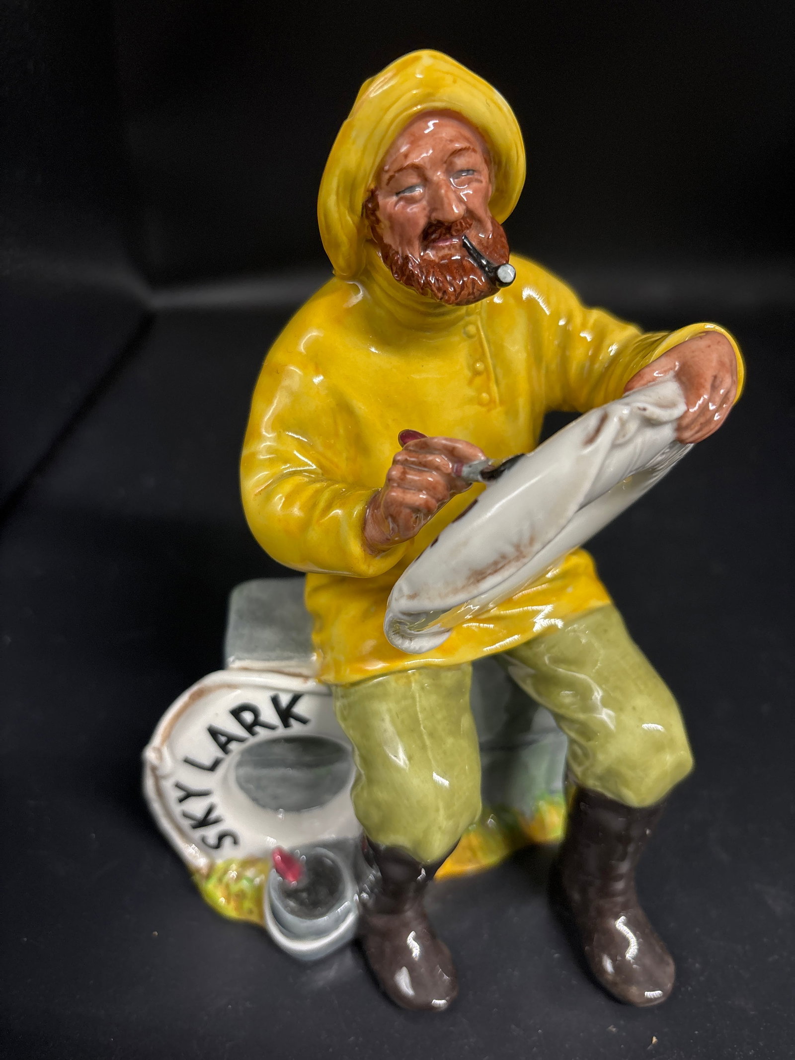 Royal Doulton "The Boatman" porcelain figurine, specifically model HN2417. (1 of 7)