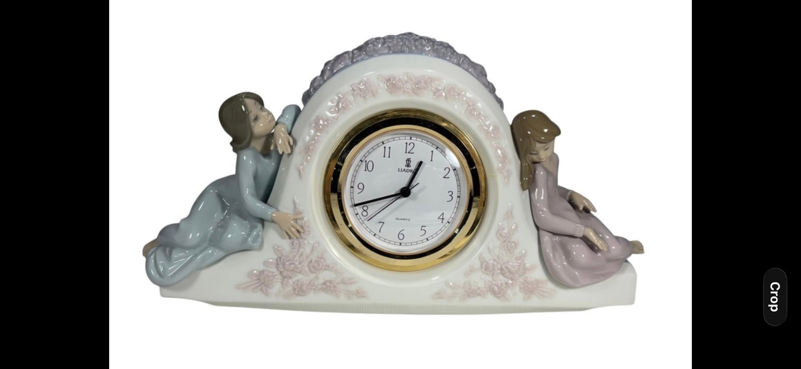 Lladro porcelain ‘Two Sisters Clock' model 5776 with original box (1 of 4)