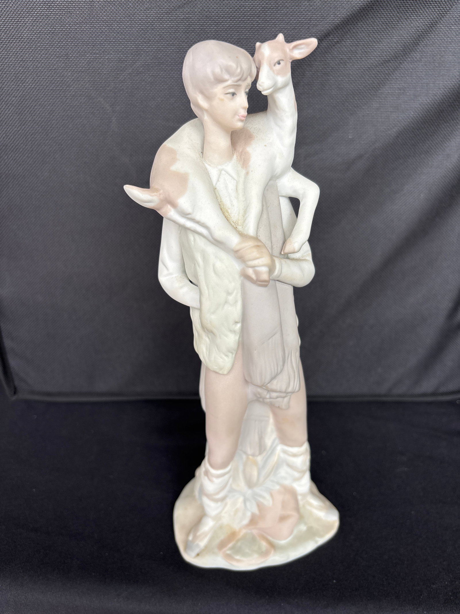 Lladró Spain ‘Shepherd with goat’ porcelain 10.5inch figurine (Model #4506) (1 of 6)