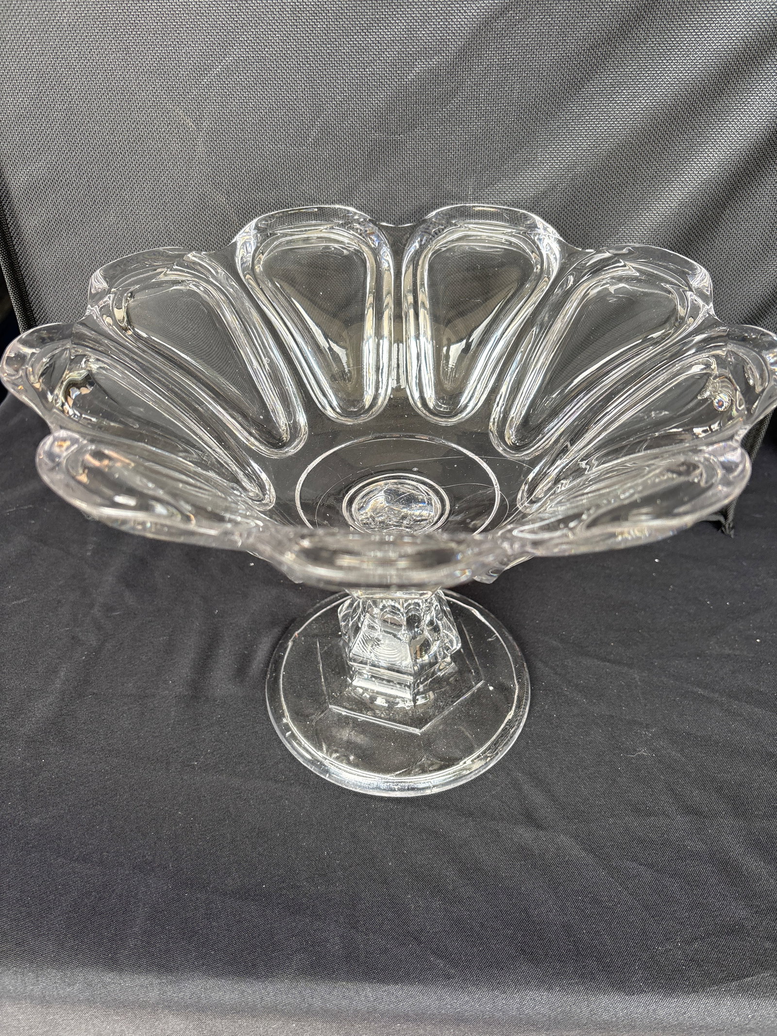 Sandwich Glass Early American Pattern Glass (EAPG) 8 inch compote (1 of 9)