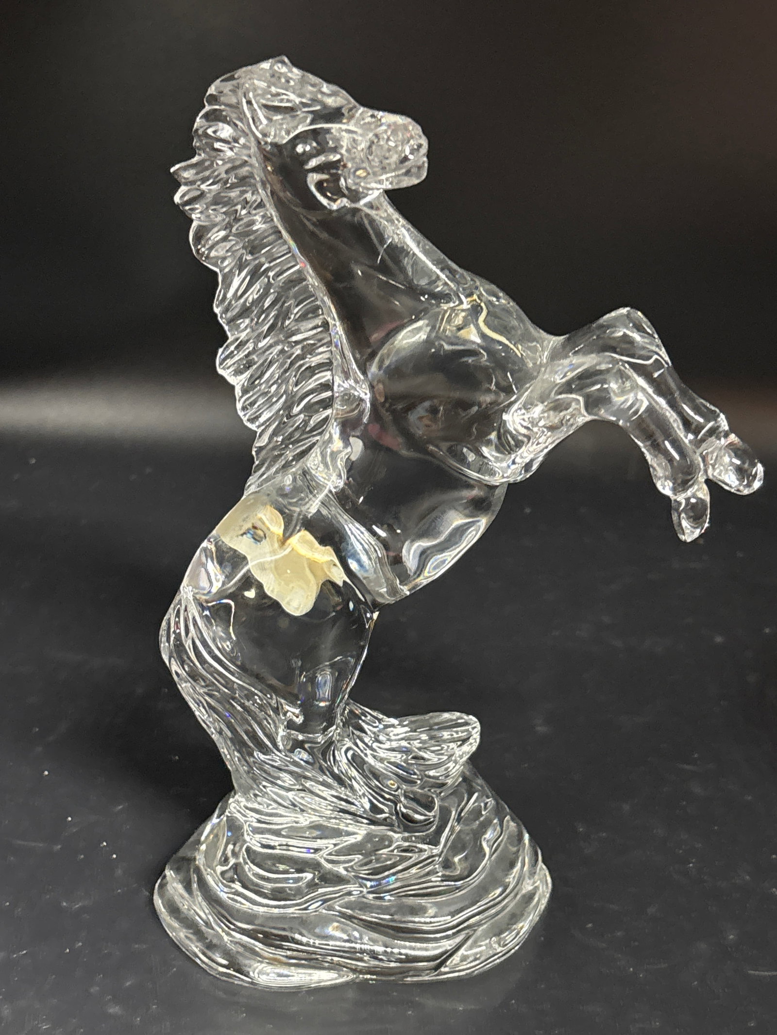 Waterford Crystal 9.5 inch Rearing Horse, a collectible piece crafted from fine lead crystal (1 of 10)