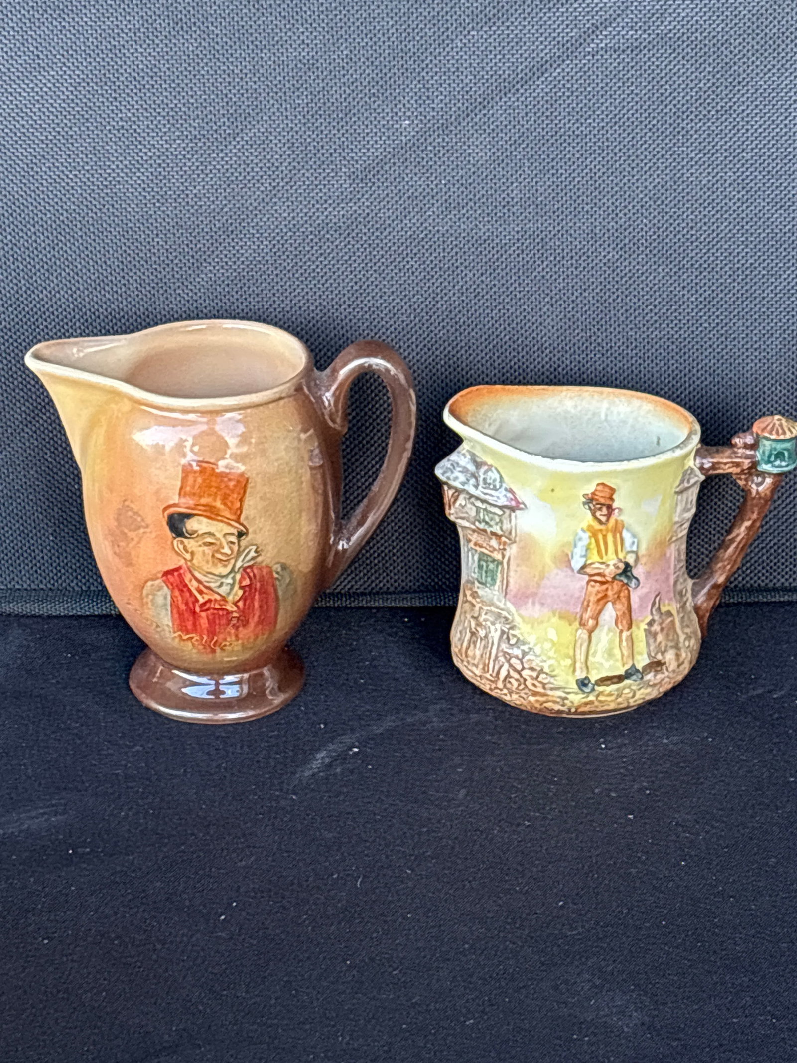 Two small 3 inch Dickens Ware; one registered Australia. (1 of 8)