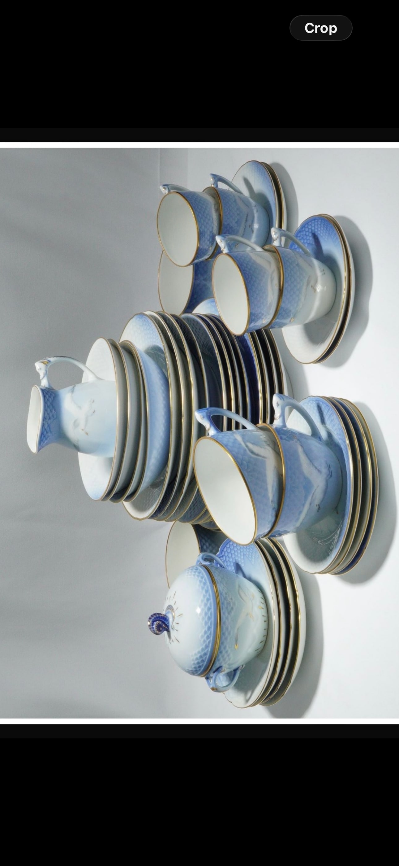 38PC BING & GRONDAHL SEAGULL PATTERN PORCELAIN DINNERWARE (1 of 5)