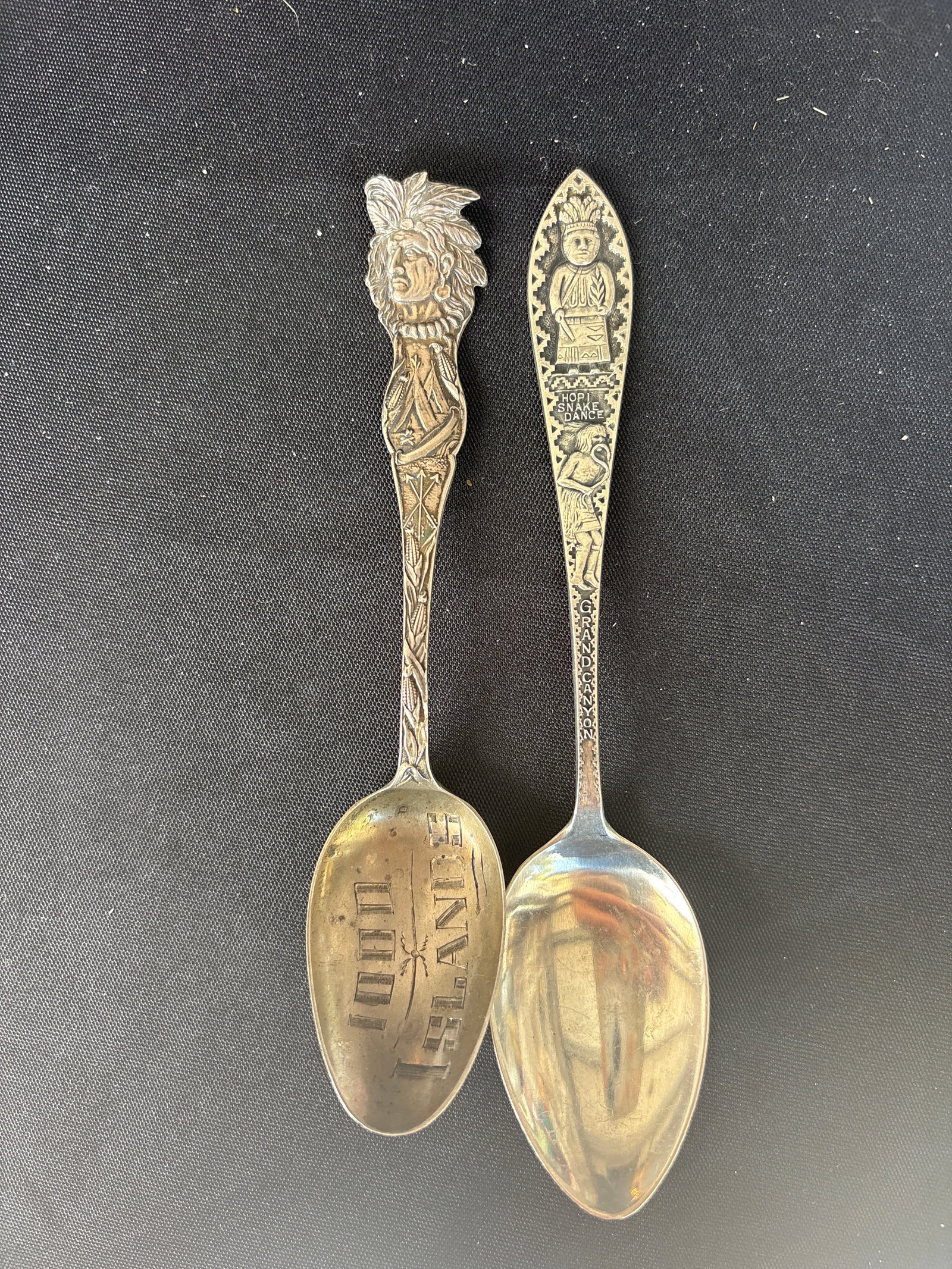 USS Nebraska sterling 5&3/4 inch Washington souvenir spoon; 30 grams (1 of 8)
