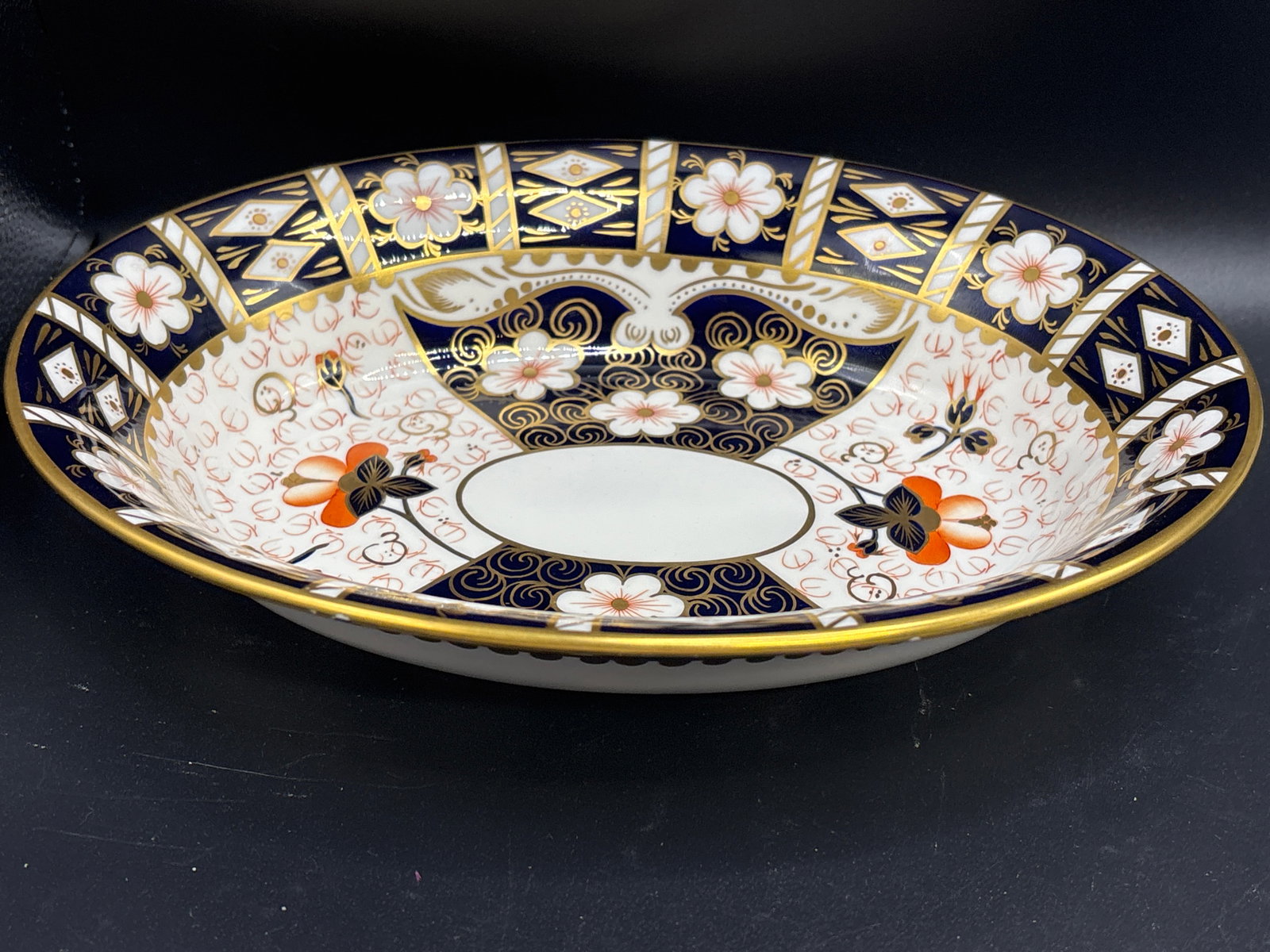 oval 10&1/8 serving bowl Royal Crown Derby Traditional Imari #2451 pattern (1 of 10)