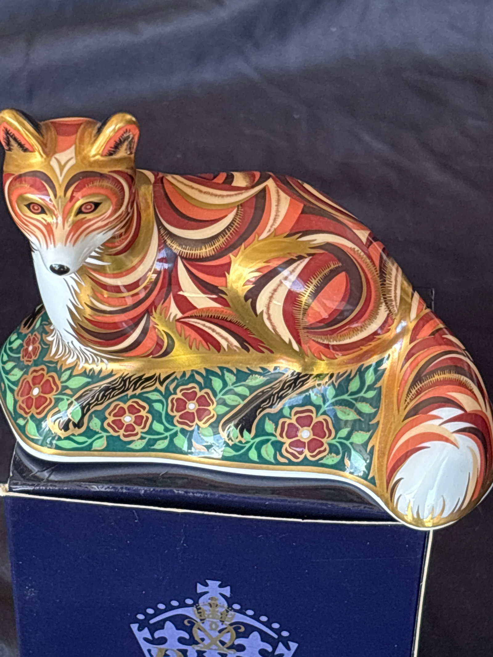 Royal Crown Derby Devonian Fox Cub 5 inch Paperweight (1 of 8)