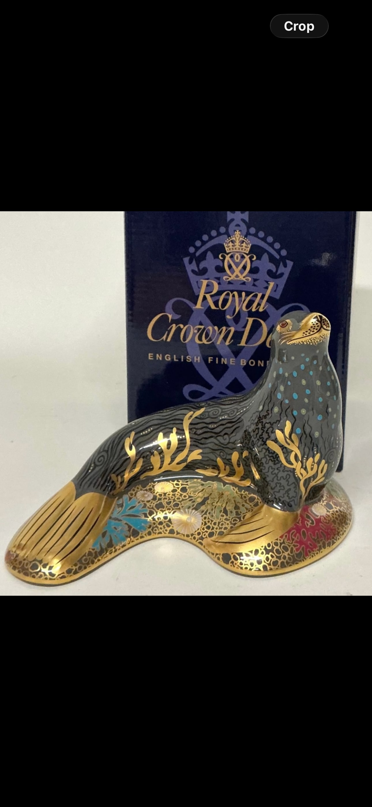 Seal Royal Crown Derby Bl (1 of 1)