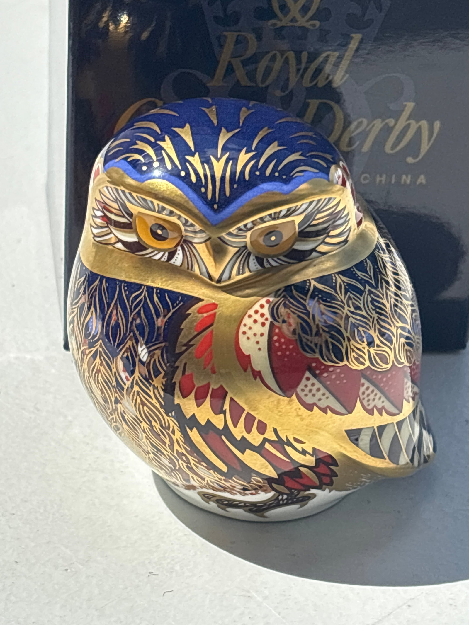 Royal Crown Derby Little Owl 3&1/4 inch paperweight. (1 of 7)