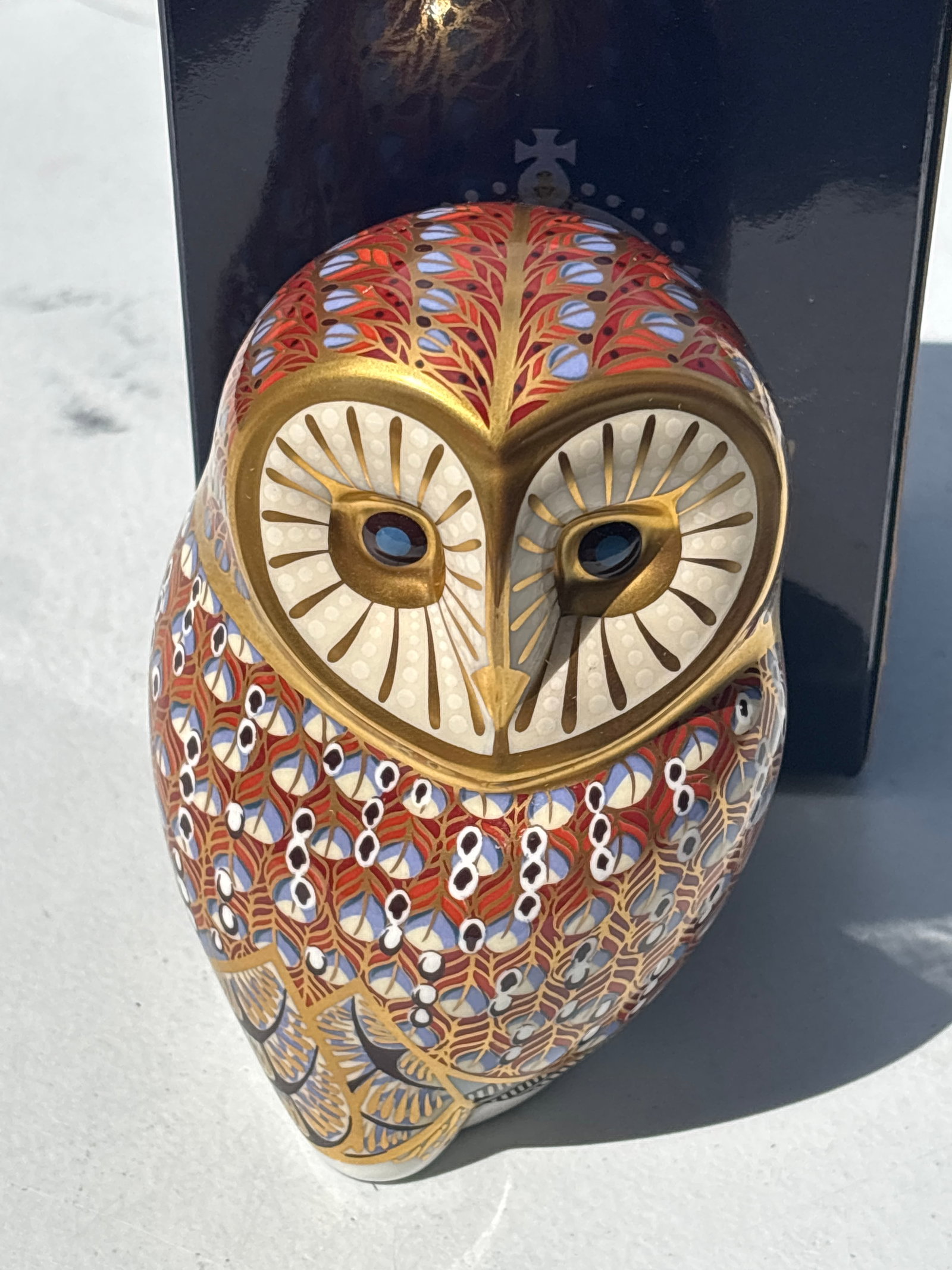 Royal Crown Derby Barn Owl 4&1/2 inch paperweight. (1 of 7)