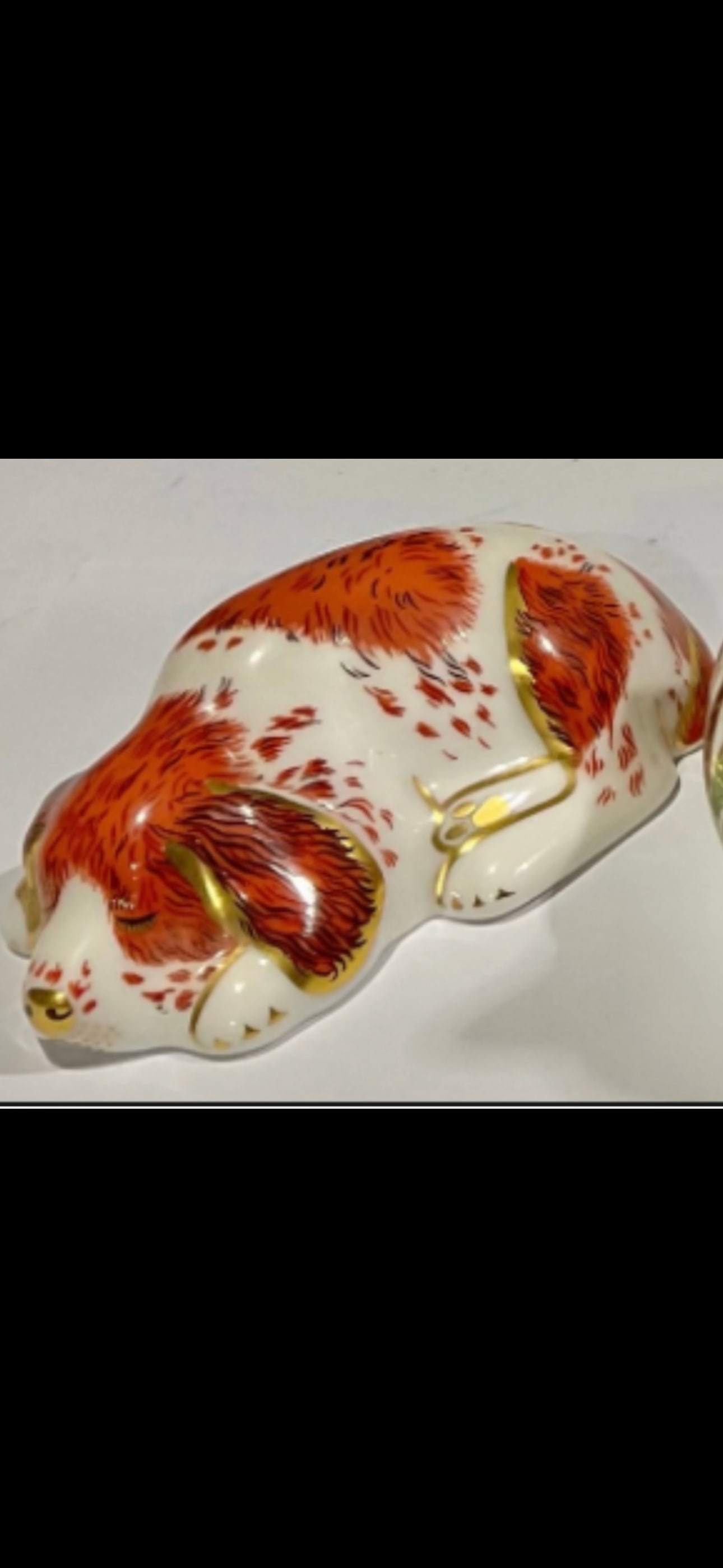 Royal Crown Derby puppy paperweight (1 of 1)