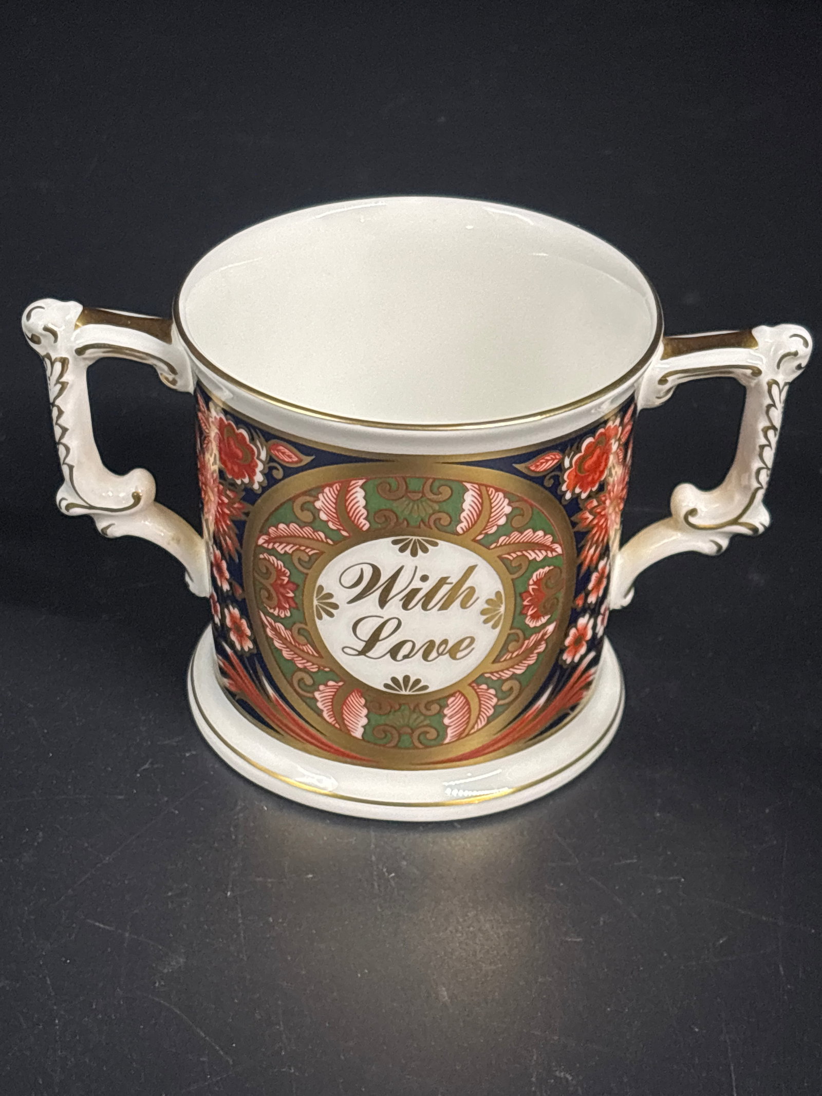 Royal Crown Derby "With Love" Millennium 2000 Loving Cup (1 of 7)